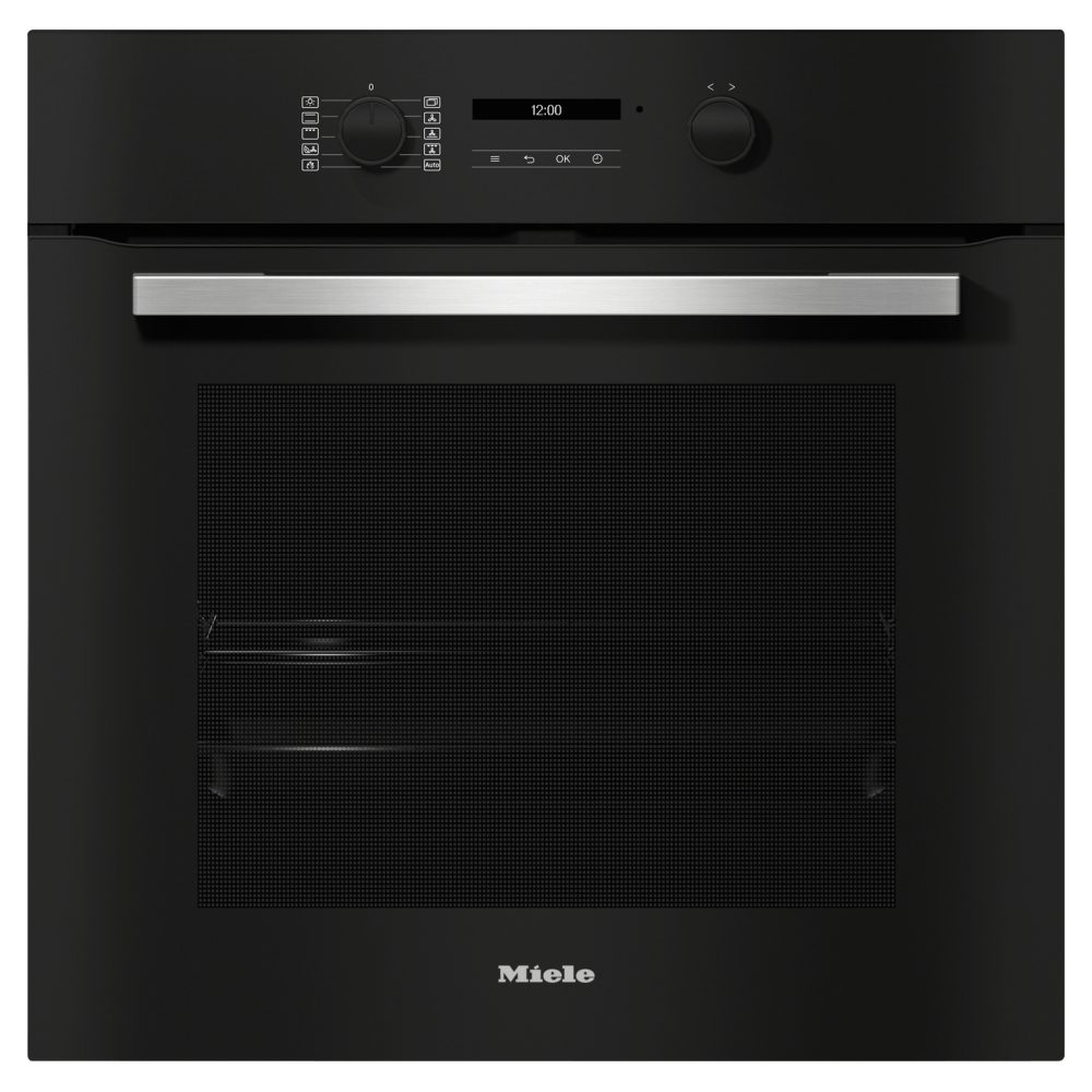 Miele  Discovery Built In Pyrolytic Single Oven H2766-1BP - Black
