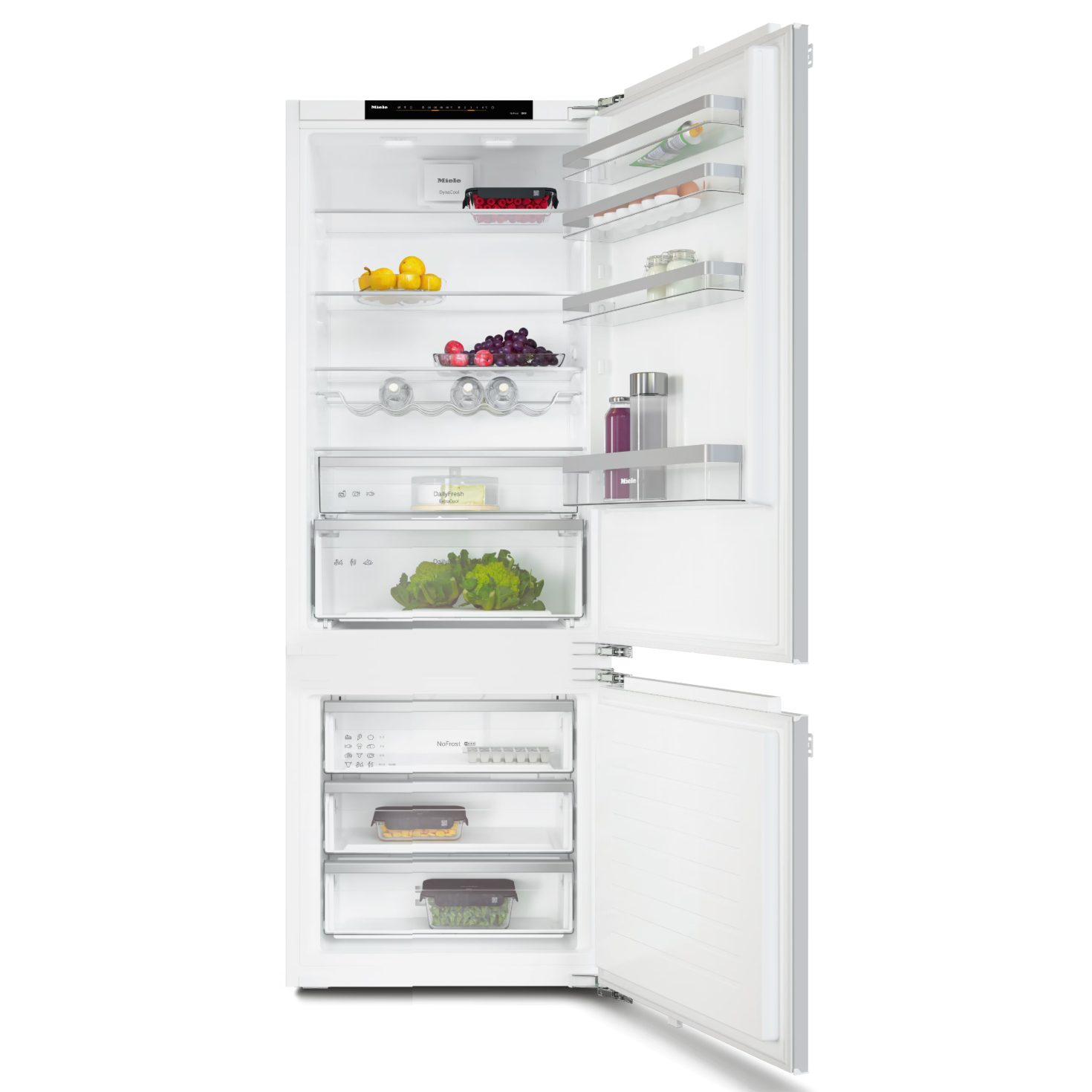 Miele  194cm x 71cm Integrated 70/30 Frost Free Fridge Freezer KFN7934D
