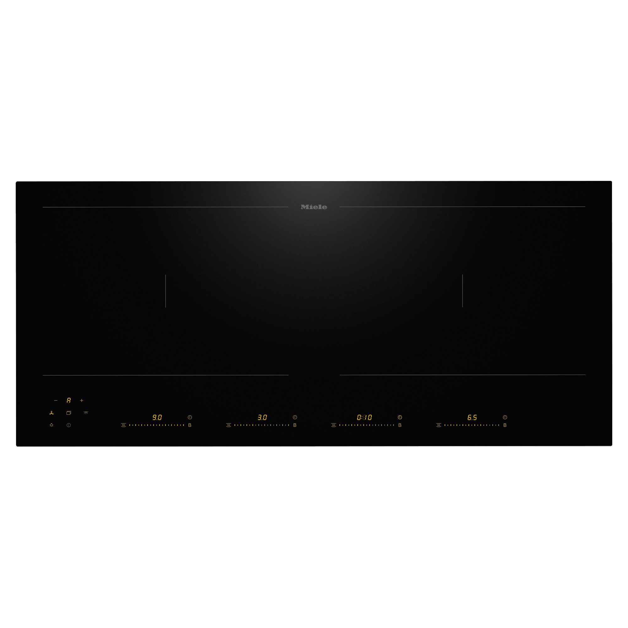 Miele  92cm Four Zone Panoramic Flex Induction Hob KM8575 FL - Black