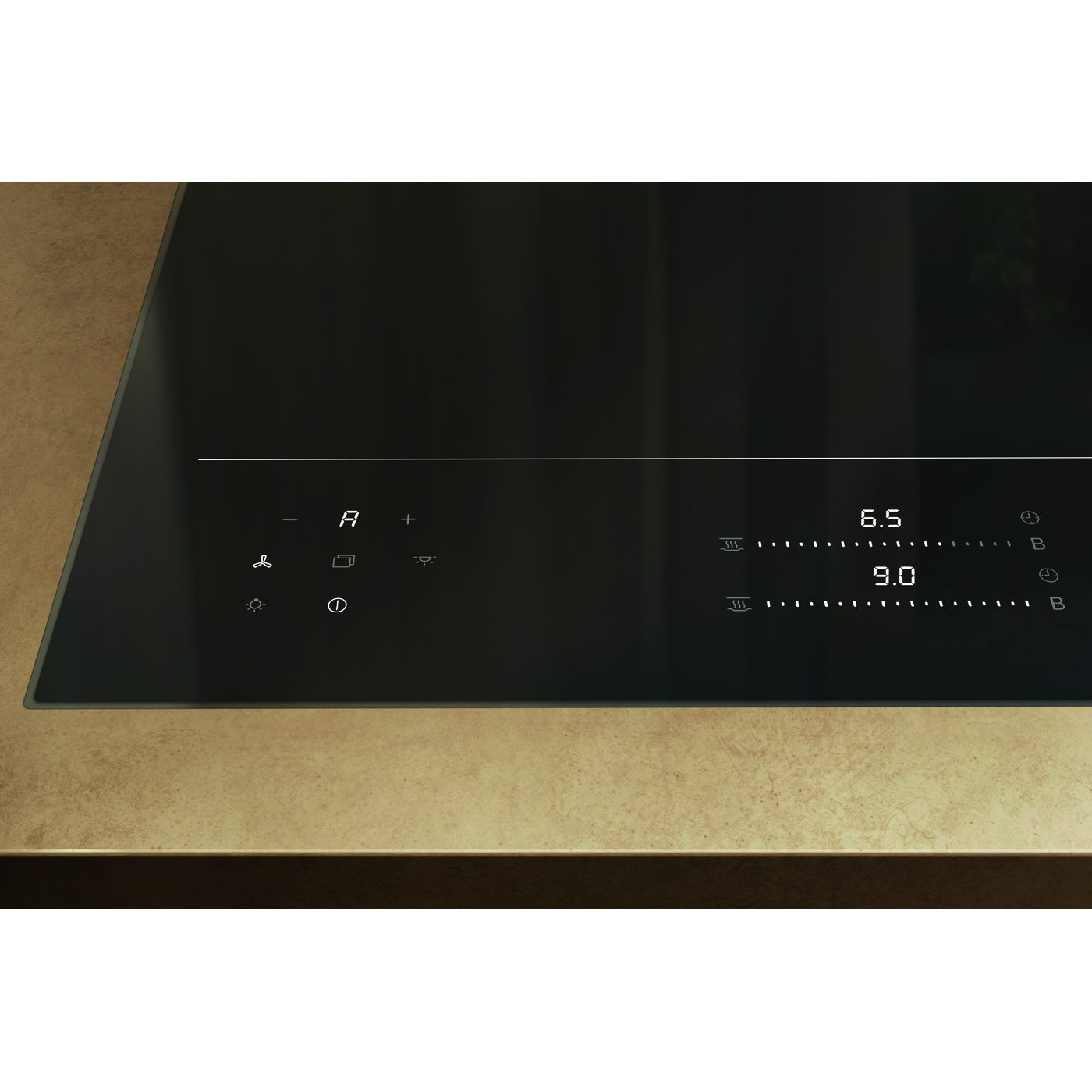 Miele 94cm Full Surface Induction Hob KM8695-2 FL - Black Miele 94cm Full Surface Induction Hob KM8695-2 FL - Black