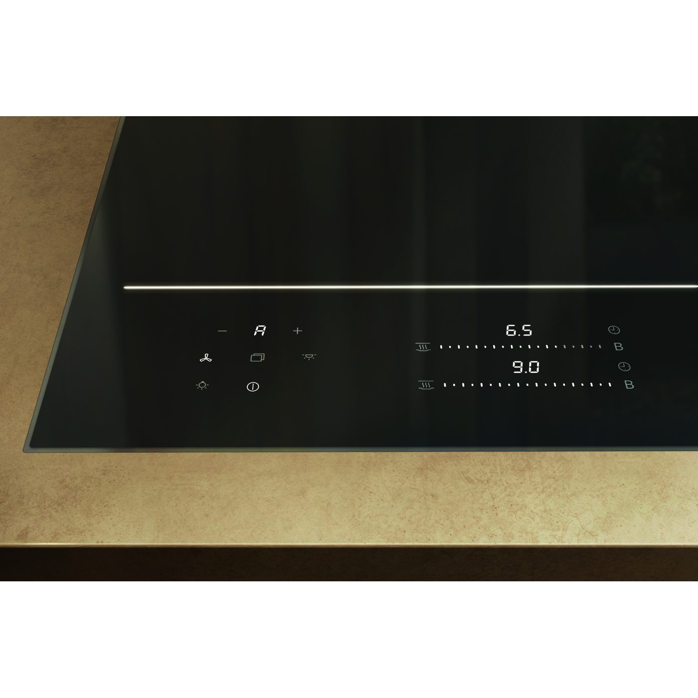 Miele 80cm Full Surface Induction Hob KM8885-2 FL DIAMONDFINISH - Black Miele 80cm Full Surface Induction Hob KM8885-2 FL DIAMONDFINISH - Black