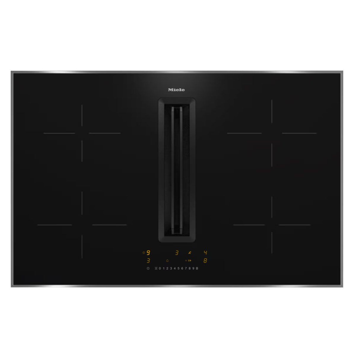 Miele  80cm Air Venting Induction Hob KMDA 7272-1 FR - Stainless Steel