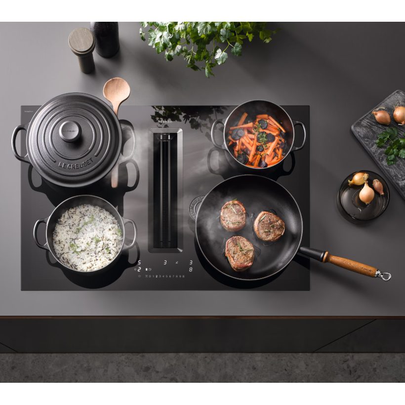 Miele 80cm Air Venting Induction Hob KMDA 7676-1FL - Black Miele 80cm Air Venting Induction Hob KMDA 7676-1FL - Black