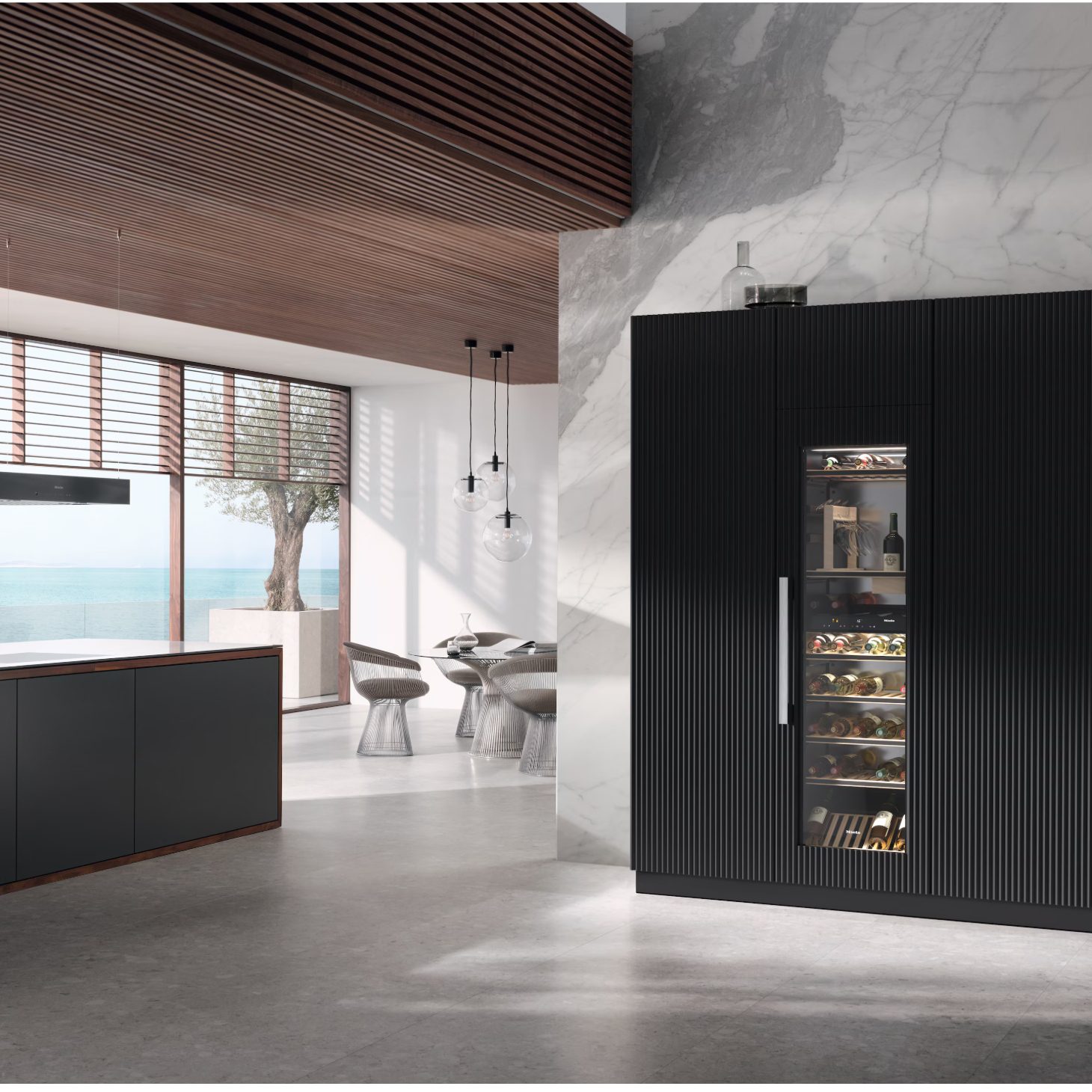 Miele Integrated 178cm Dual Zone Wine Cabinet KWT6722IS-1 Miele Integrated 178cm Dual Zone Wine Cabinet KWT6722IS-1