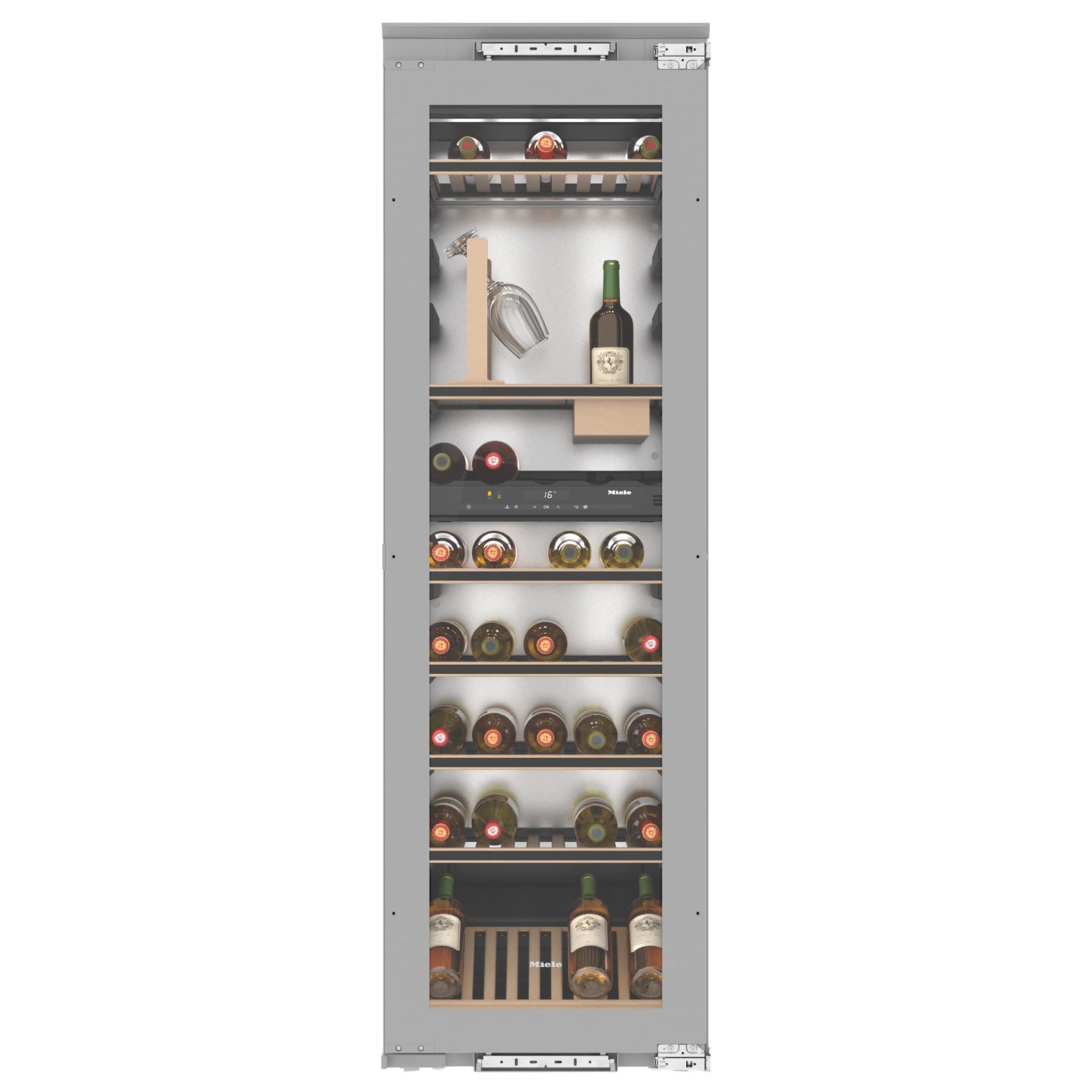 Miele Integrated 178cm Dual Zone Wine Cabinet KWT6722IS-1 Miele Integrated 178cm Dual Zone Wine Cabinet KWT6722IS-1