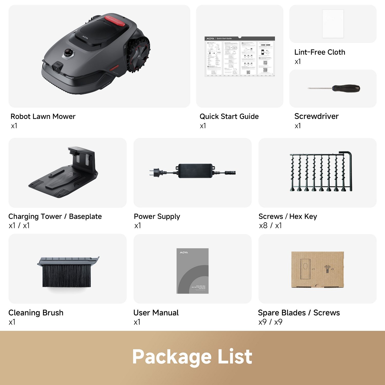Mova LiDAX Ultra 800 Robotic Lawn Mower MXXM2100 Grey Mova LiDAX Ultra 800 Robotic Lawn Mower MXXM2100 Grey