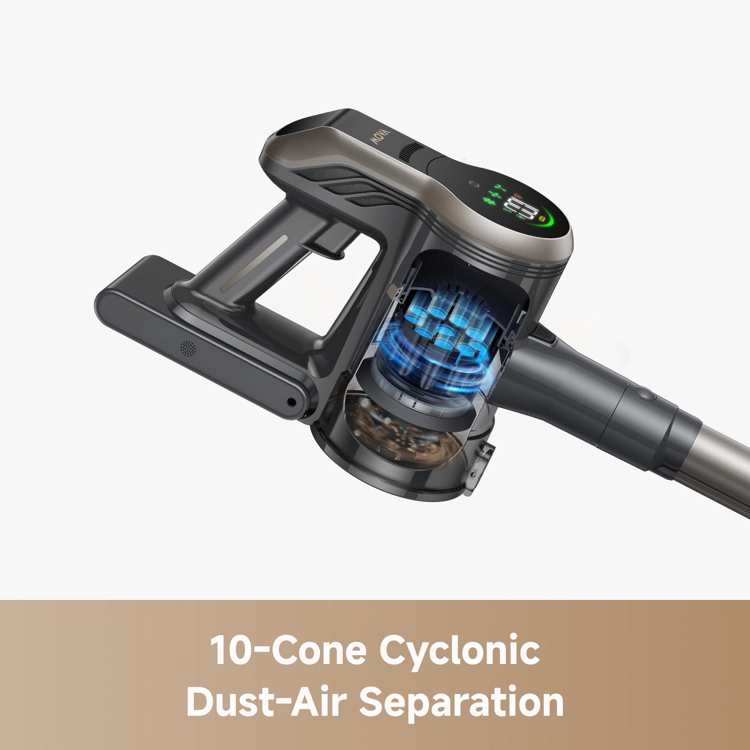 Mova S2 Cordless Stick Vacuum Cleaner V2517D Grey Mova S2 Cordless Stick Vacuum Cleaner V2517D Grey