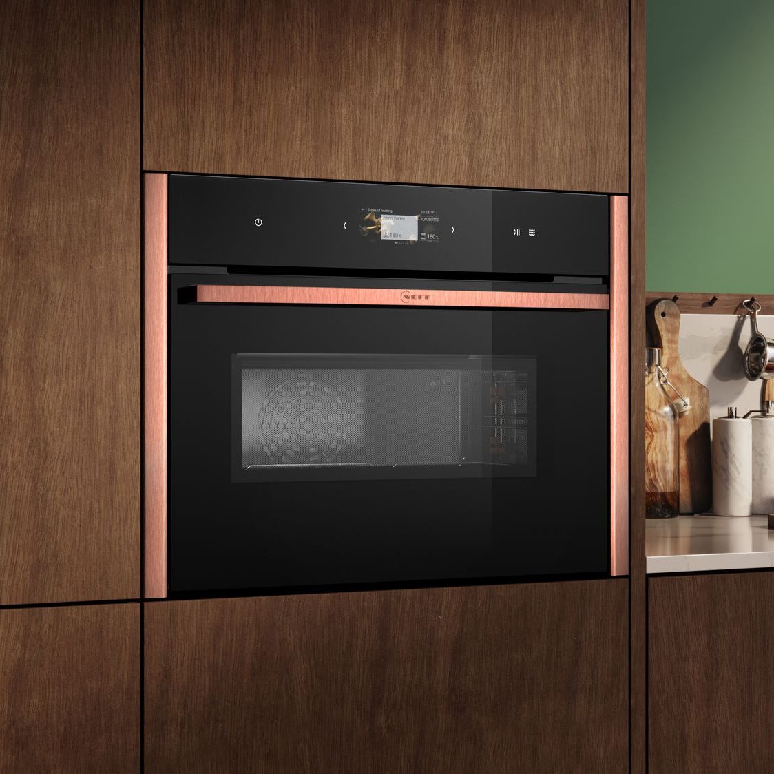 Neff N90 Flex Design Compact Pyrolytic Oven With Microwave C29MS7KY0 - Multicoloured Neff N90 Flex Design Compact Pyrolytic Oven With Microwave C29MS7KY0 - Multicoloured