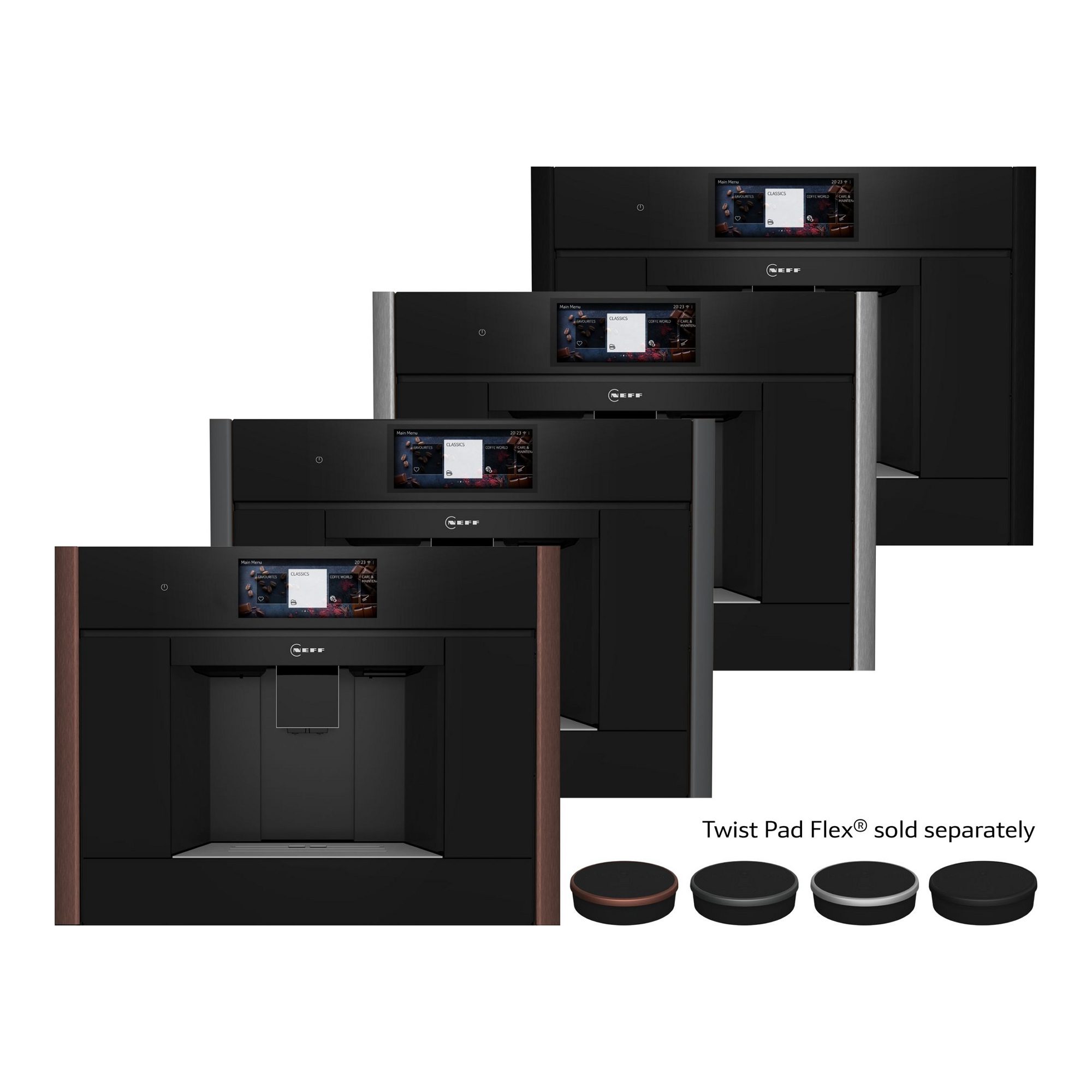 Neff N90 Flex Design Fully Automatic Built In Coffee Centre CL9TX11X0 - MULTICOLOURED Neff N90 Flex Design Fully Automatic Built In Coffee Centre CL9TX11X0 - MULTICOLOURED