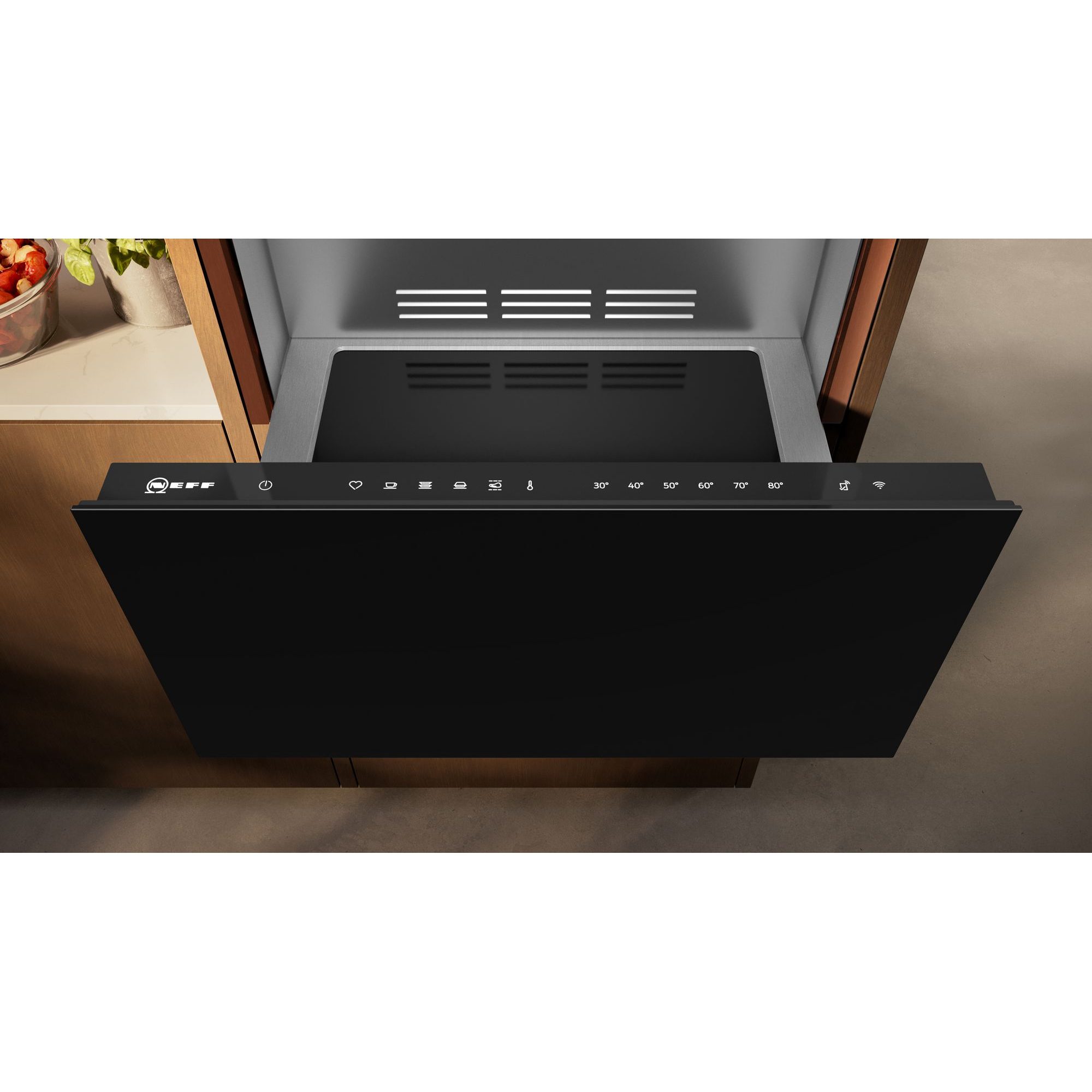 Neff N70 Flex Design 29cm Push Pull Warming Drawer N39HA11Y1B - MULTICOLOURED Neff N70 Flex Design 29cm Push Pull Warming Drawer N39HA11Y1B - MULTICOLOURED
