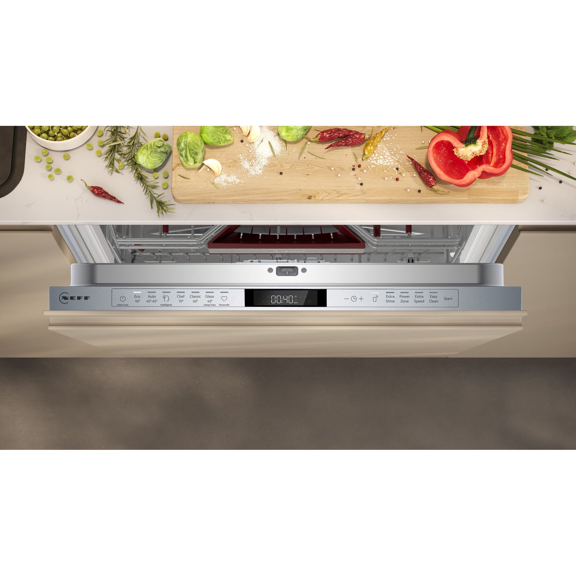 Neff 60cm N70 Fully Integrated Dishwasher S197ZCX08G Neff 60cm N70 Fully Integrated Dishwasher S197ZCX08G
