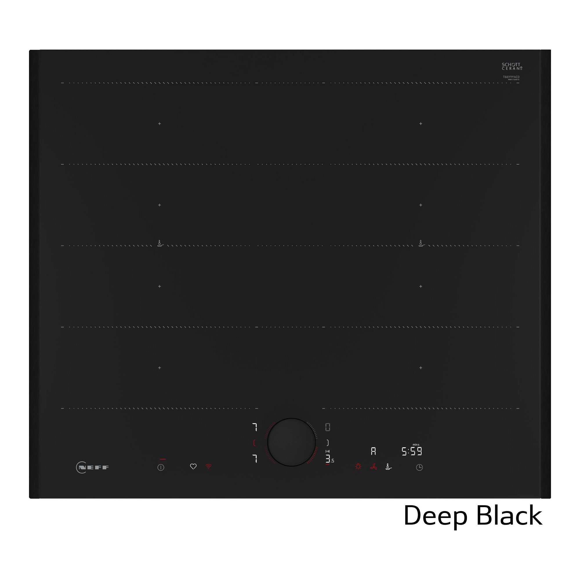Neff 61cm N90 Flex Design 4 Zone Flex Induction Hob T66YYY4C0 - MULTICOLOURED Neff 61cm N90 Flex Design 4 Zone Flex Induction Hob T66YYY4C0 - MULTICOLOURED