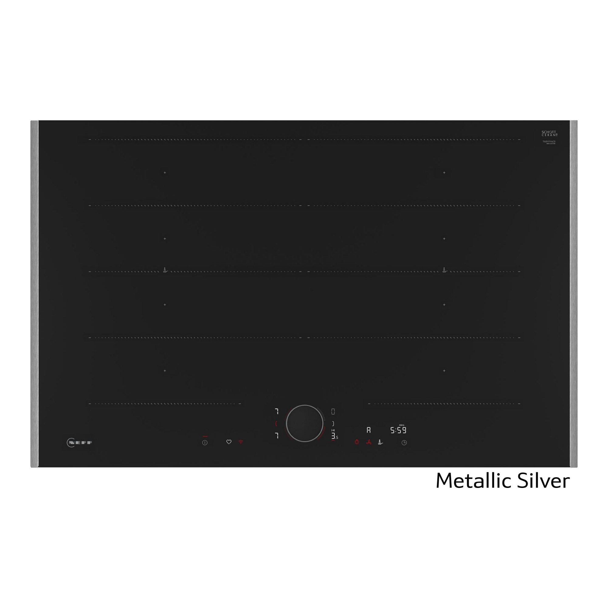 Neff 83cm N90 Flex Design 4 Zone Flex Induction Hob T68YYY4C0 - MULTICOLOURED Neff 83cm N90 Flex Design 4 Zone Flex Induction Hob T68YYY4C0 - MULTICOLOURED