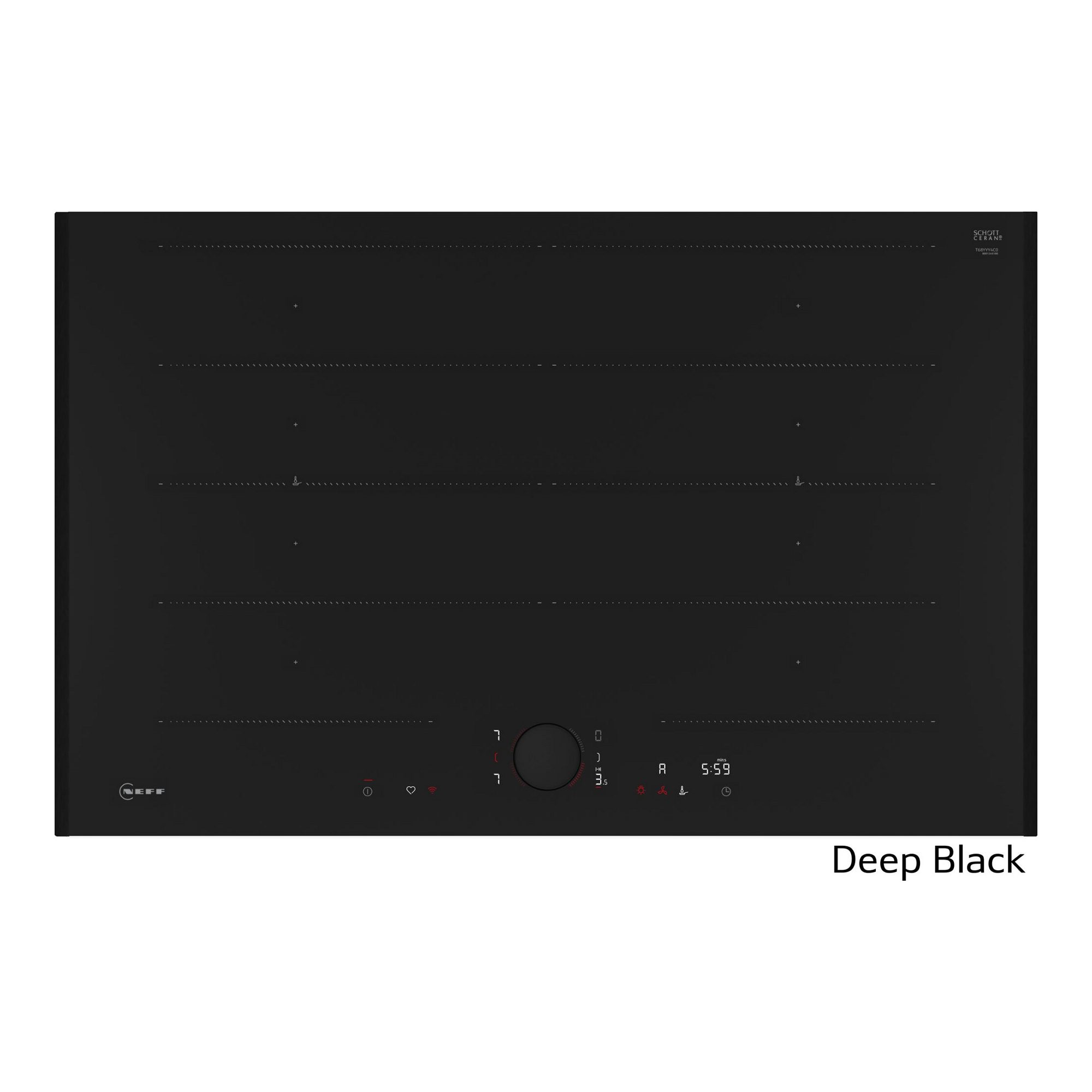 Neff 83cm N90 Flex Design 4 Zone Flex Induction Hob T68YYY4C0 - MULTICOLOURED Neff 83cm N90 Flex Design 4 Zone Flex Induction Hob T68YYY4C0 - MULTICOLOURED