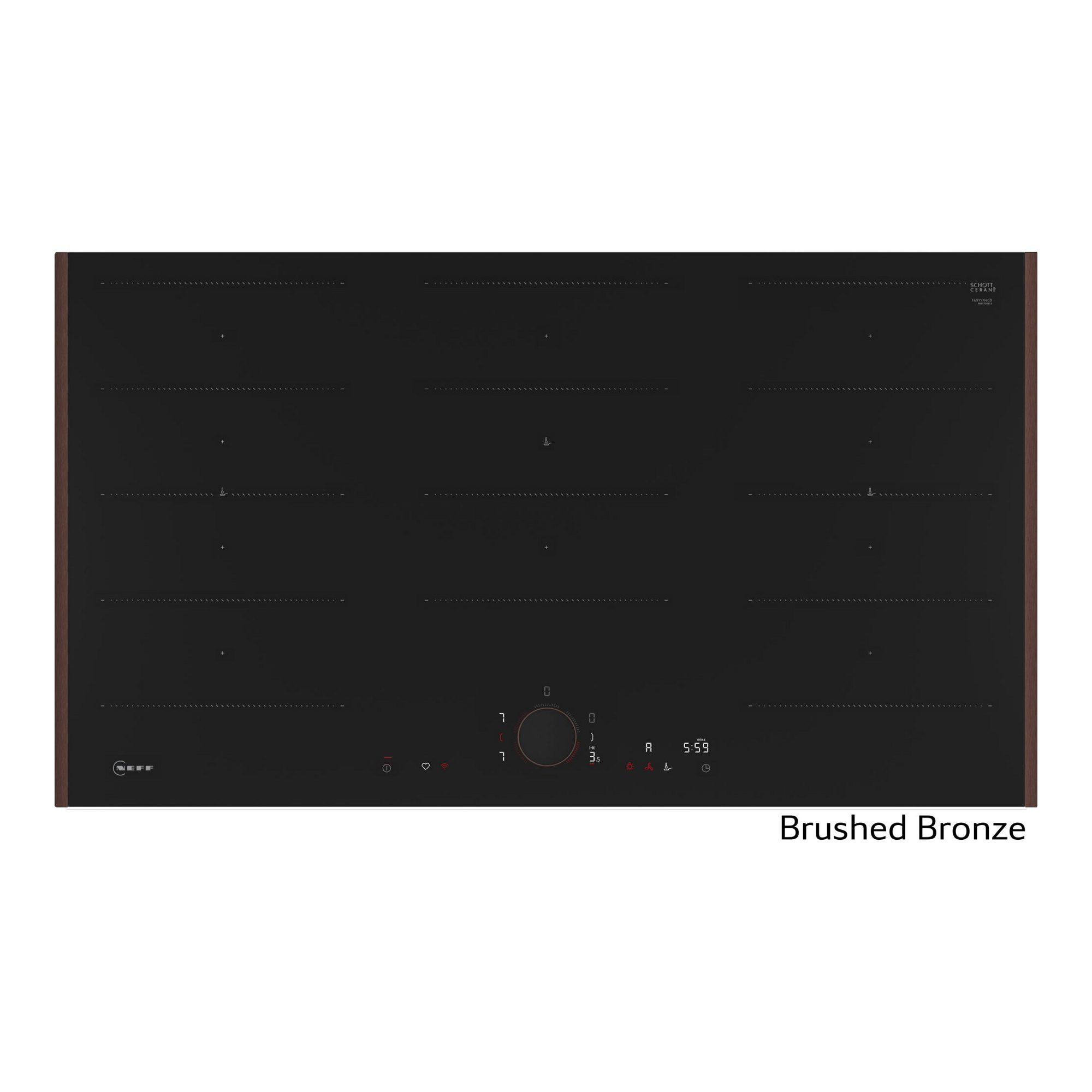 Neff 93cm N90 Flex Design 5 Zone Flex Induction Hob T69YYX4C0 - MULTICOLOURED Neff 93cm N90 Flex Design 5 Zone Flex Induction Hob T69YYX4C0 - MULTICOLOURED