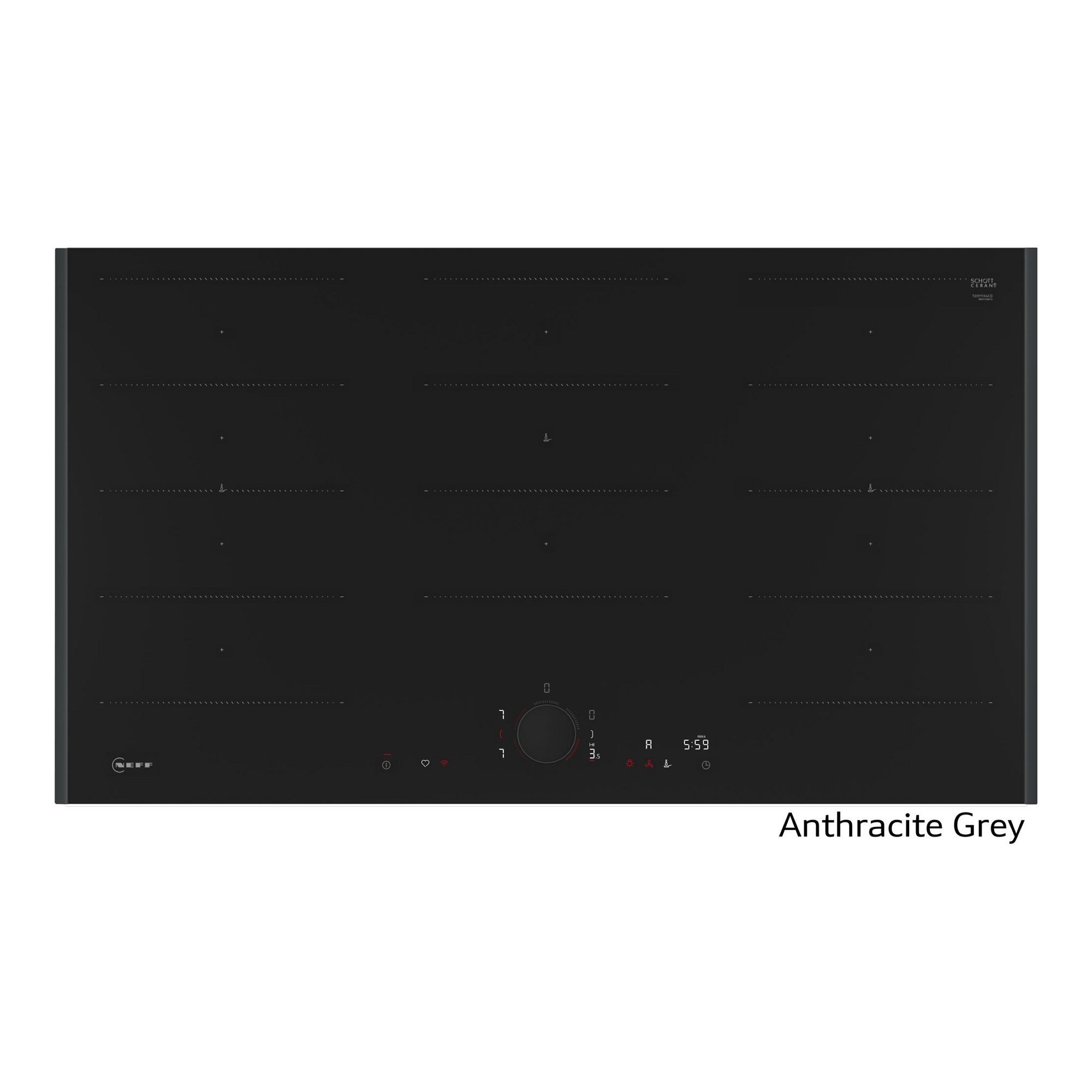 Neff 93cm N90 Flex Design 5 Zone Flex Induction Hob T69YYX4C0 - MULTICOLOURED Neff 93cm N90 Flex Design 5 Zone Flex Induction Hob T69YYX4C0 - MULTICOLOURED