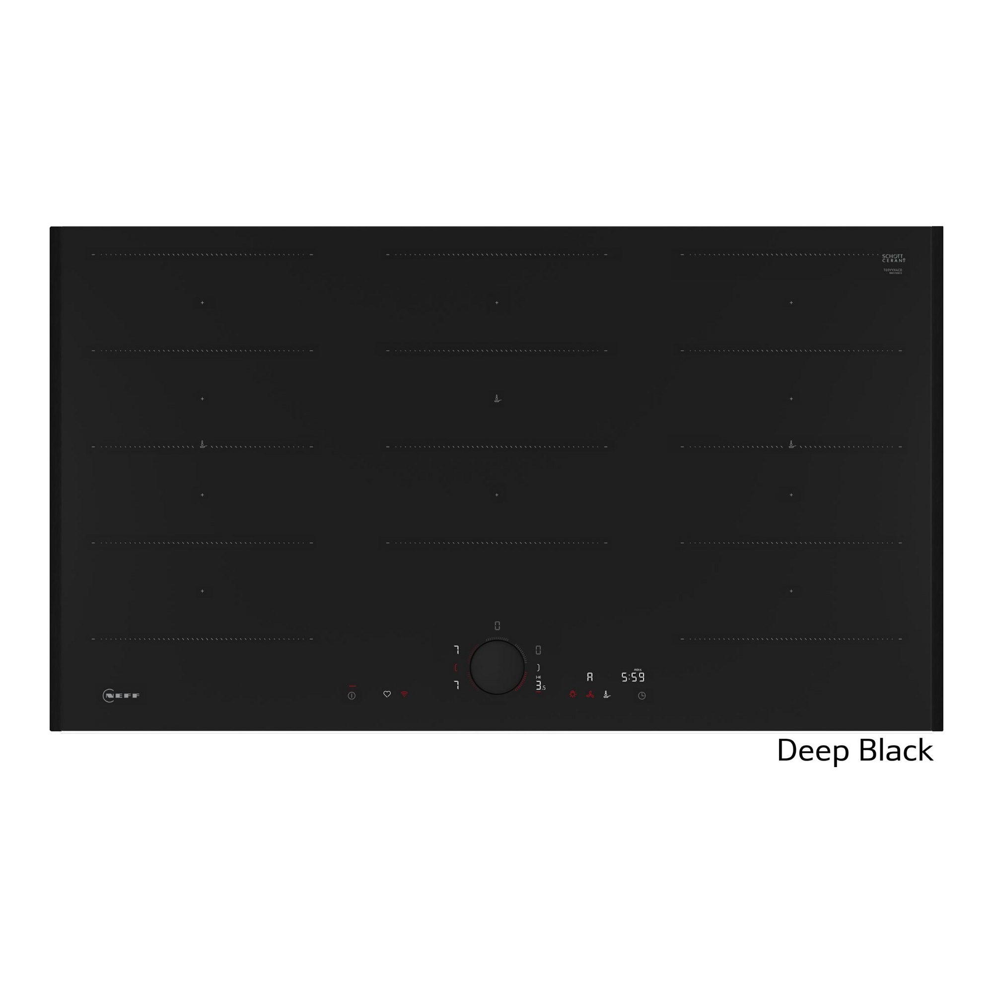 Neff 93cm N90 Flex Design 5 Zone Flex Induction Hob T69YYX4C0 - MULTICOLOURED Neff 93cm N90 Flex Design 5 Zone Flex Induction Hob T69YYX4C0 - MULTICOLOURED