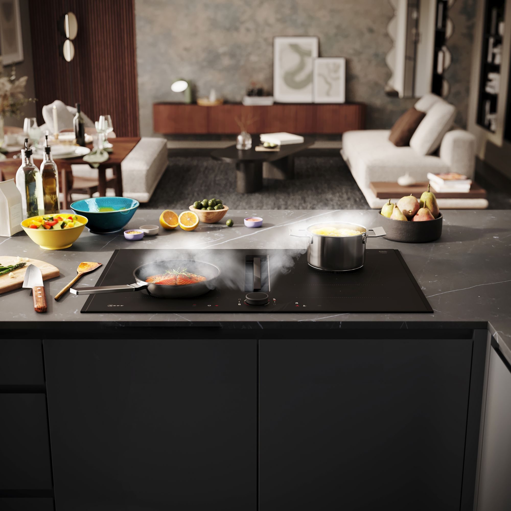 Neff 84cm N90 Flex Design Air Venting Flex Induction Hob V68YYX4B0 - MULTICOLOURED Neff 84cm N90 Flex Design Air Venting Flex Induction Hob V68YYX4B0 - MULTICOLOURED