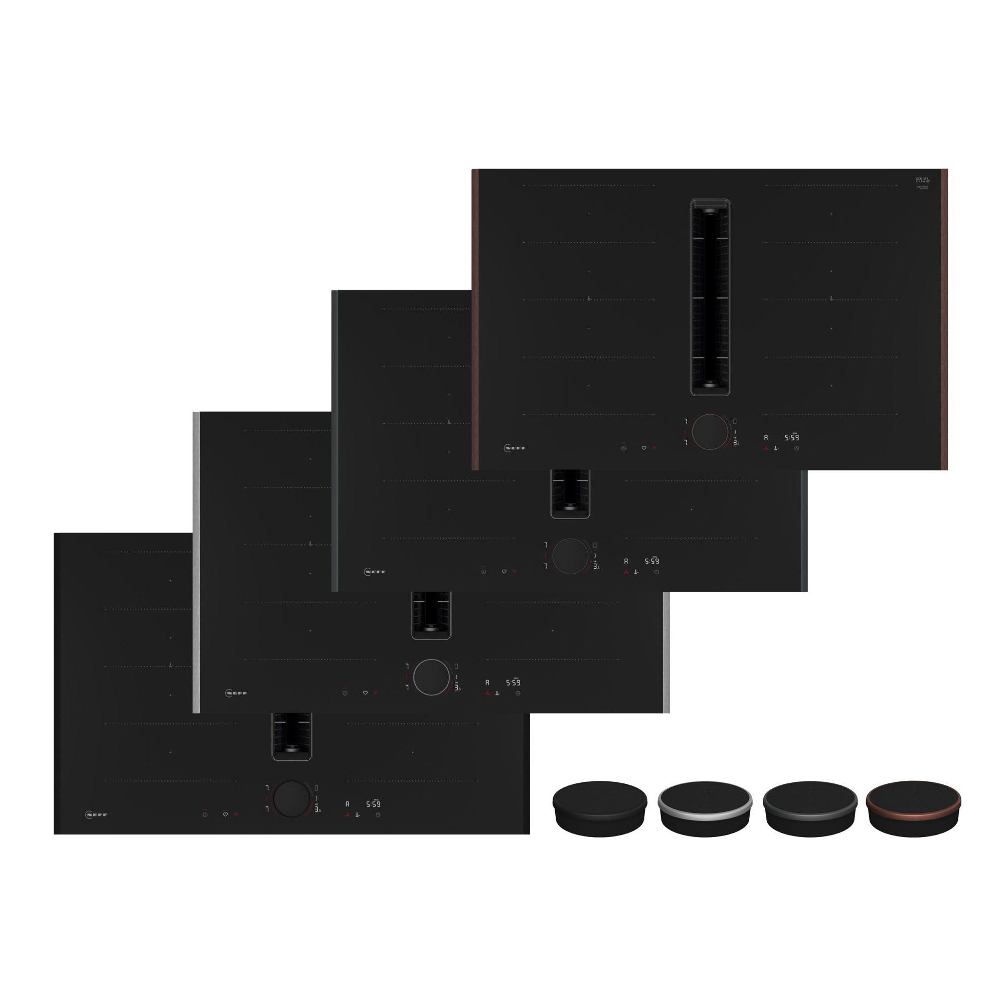 Neff  84cm N90 Flex Design Air Venting Flex Induction Hob V68YYX4C0 - MULTICOLOURED