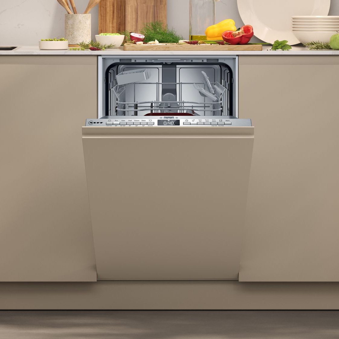Neff 45cm N50 Fully Integrated Dishwasher S875HKX32G Neff 45cm N50 Fully Integrated Dishwasher S875HKX32G