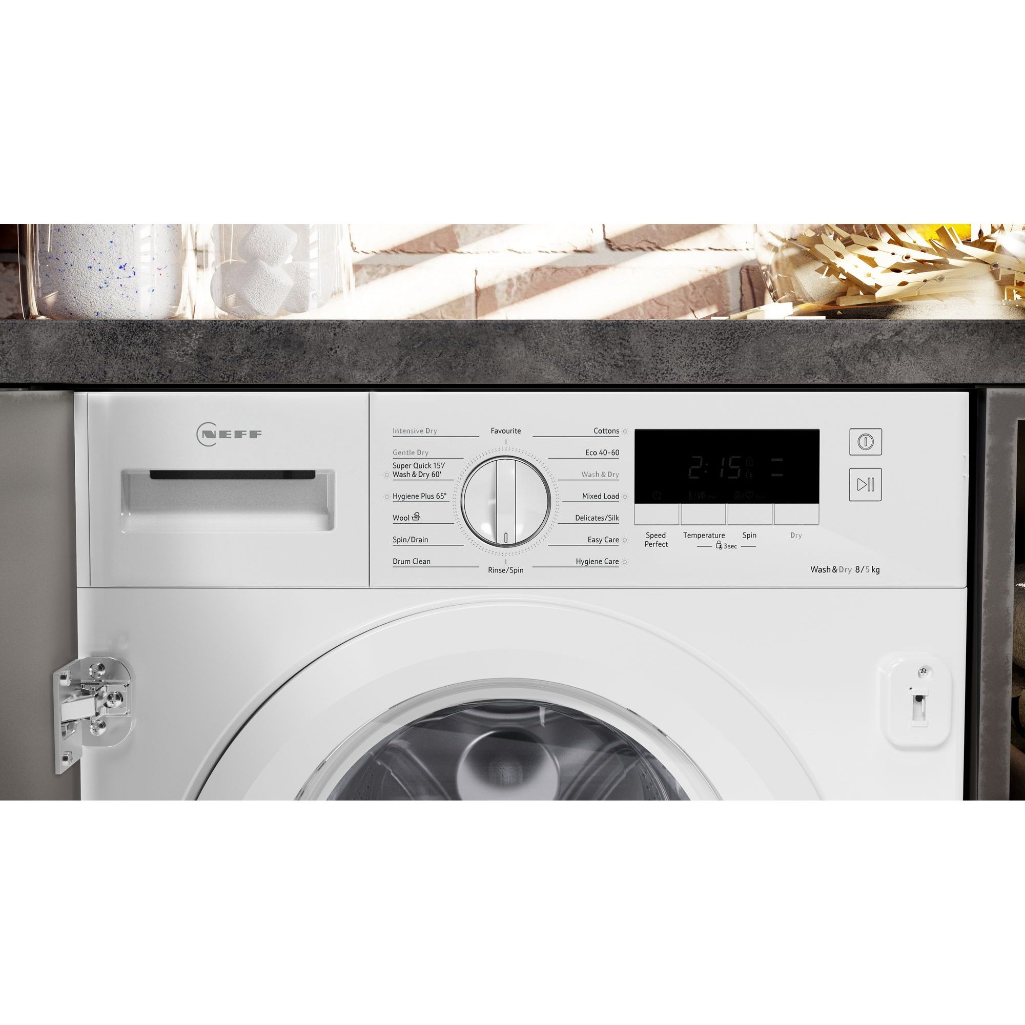 Neff 8kg/5kg Fully Integrated Washer Dryer V8340X0GB Neff 8kg/5kg Fully Integrated Washer Dryer V8340X0GB