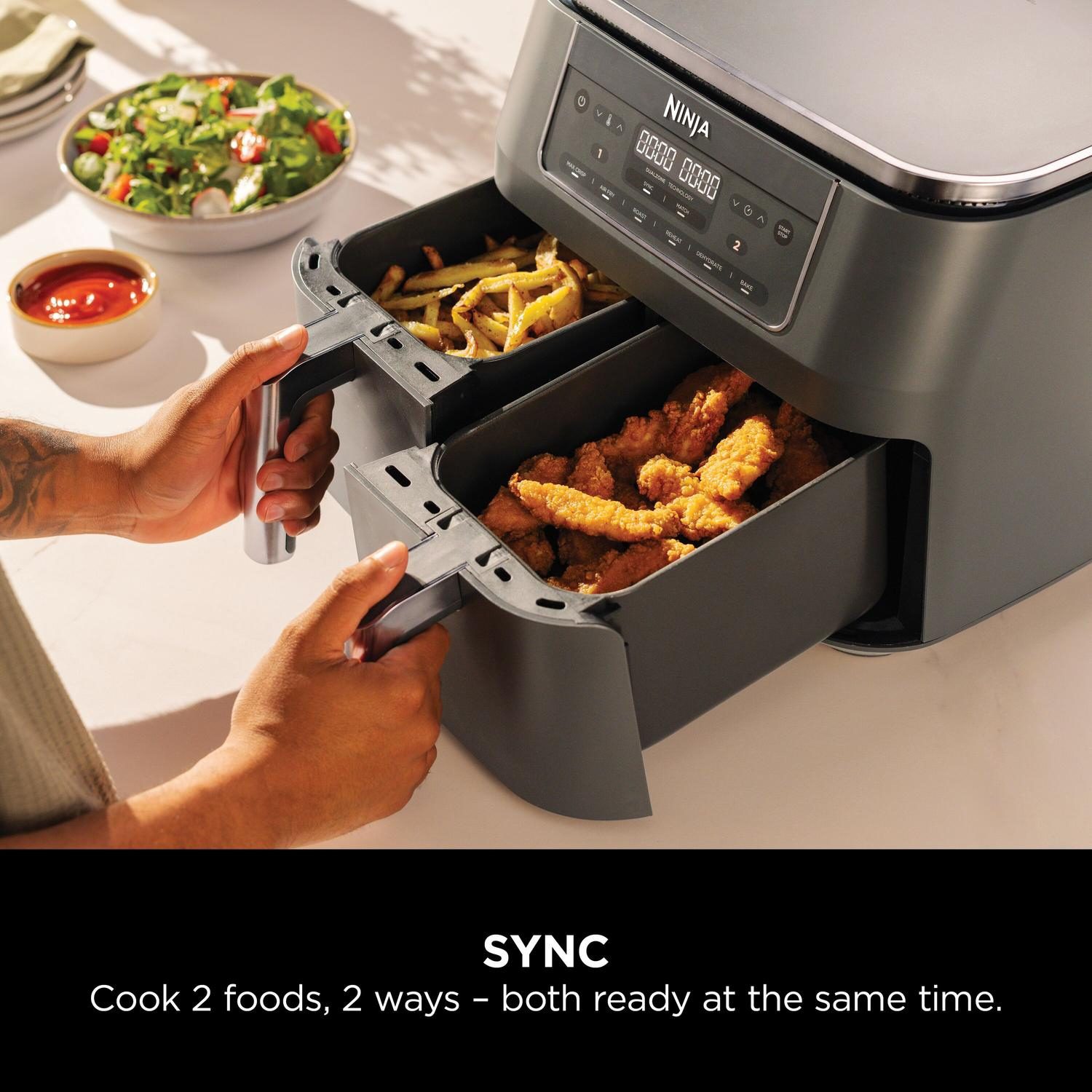 Ninja Dual Zone 7.6L Air Fryer DZ300UK - Grey Ninja Dual Zone 7.6L Air Fryer DZ300UK - Grey