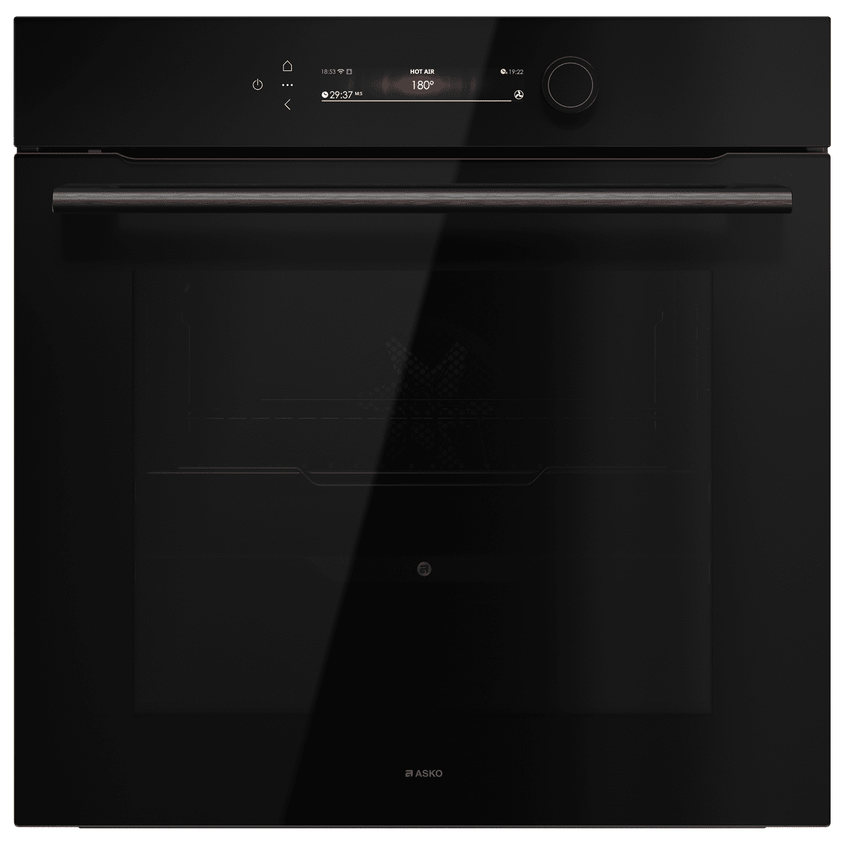 Asko Pyrolytic Multifunction Single Oven OTP56BGH - Black Asko Pyrolytic Multifunction Single Oven OTP56BGH - Black