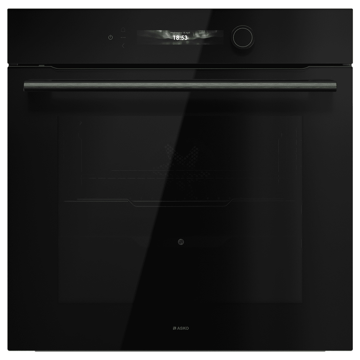 Asko  Pyrolytic Multifunction Single Oven OTP56BGH - Black
