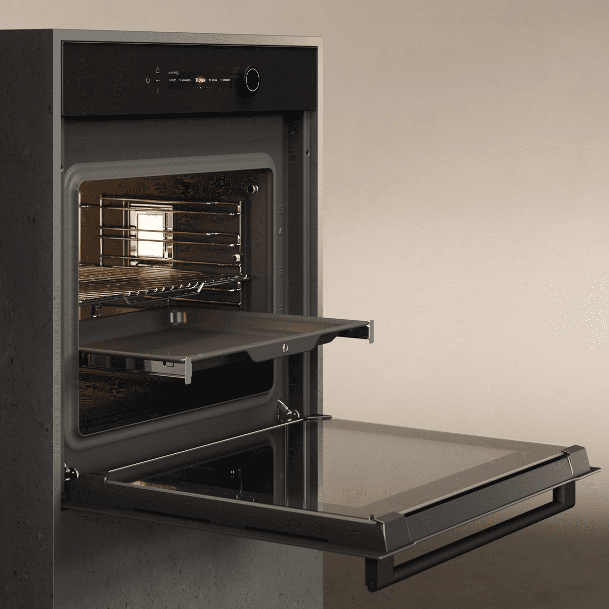 Asko Pyrolytic Multifunction Single Oven OTP56BGH - Black Asko Pyrolytic Multifunction Single Oven OTP56BGH - Black