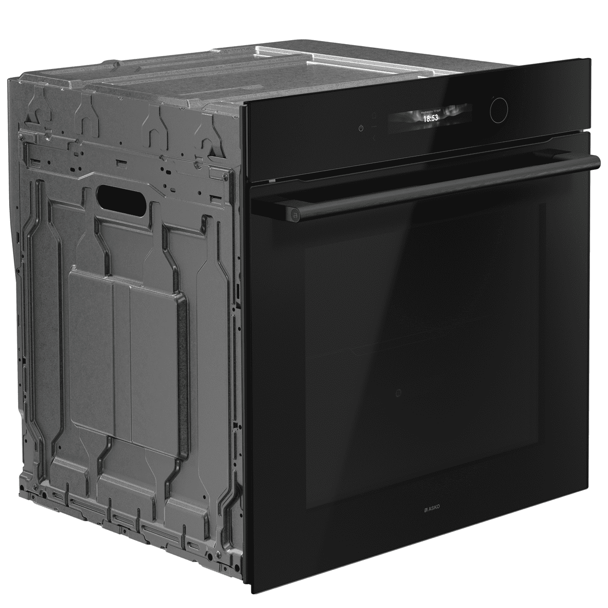 Asko Pyrolytic Multifunction Single Oven OTP56BGH - Black Asko Pyrolytic Multifunction Single Oven OTP56BGH - Black