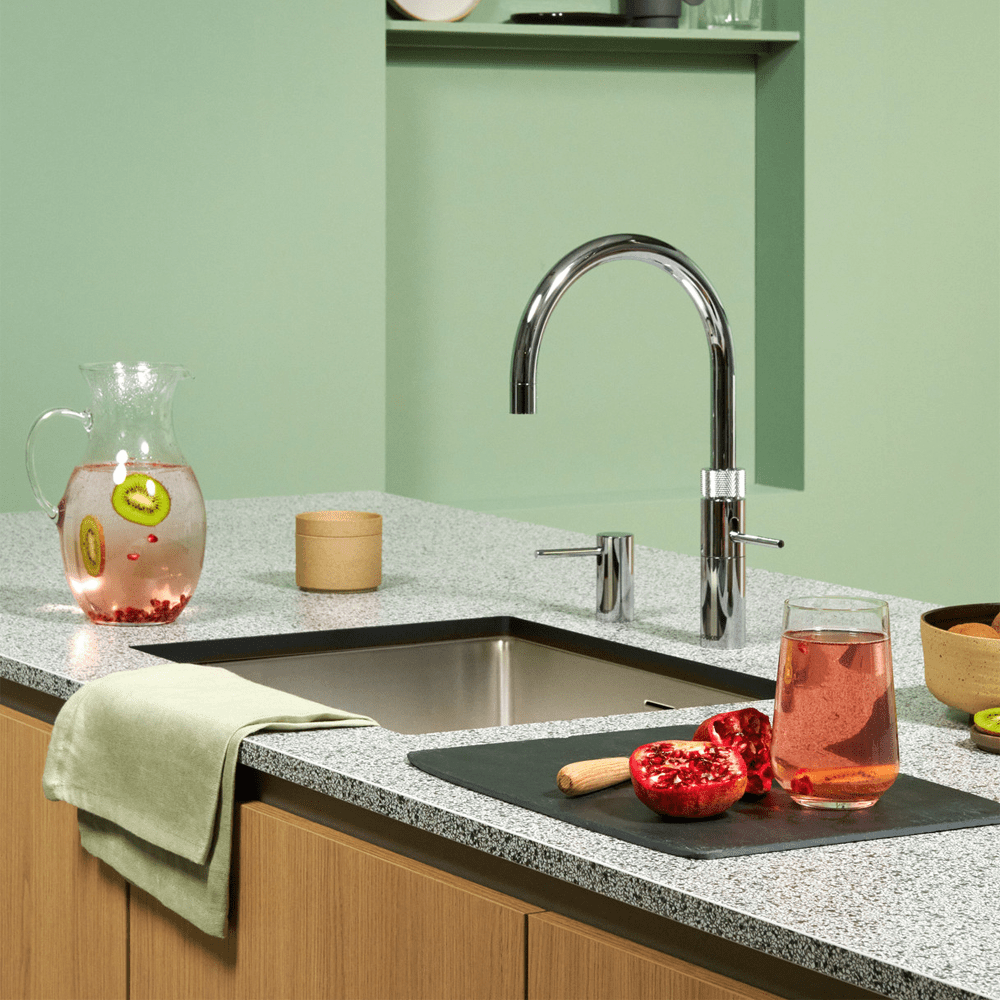 Quooker FNRCHR Combi+ Fusion Round Boiling Water Tap COMBI+ FUSION ROUND CHROME - CHROME Quooker FNRCHR Combi+ Fusion Round Boiling Water Tap COMBI+ FUSION ROUND CHROME - CHROME
