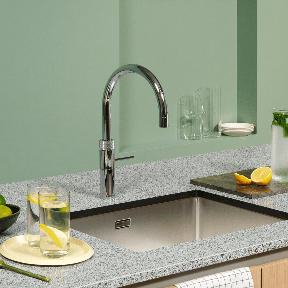 Quooker FNRCHR Combi+ Fusion Round Boiling Water Tap COMBI+ FUSION ROUND CHROME - CHROME Quooker FNRCHR Combi+ Fusion Round Boiling Water Tap COMBI+ FUSION ROUND CHROME - CHROME