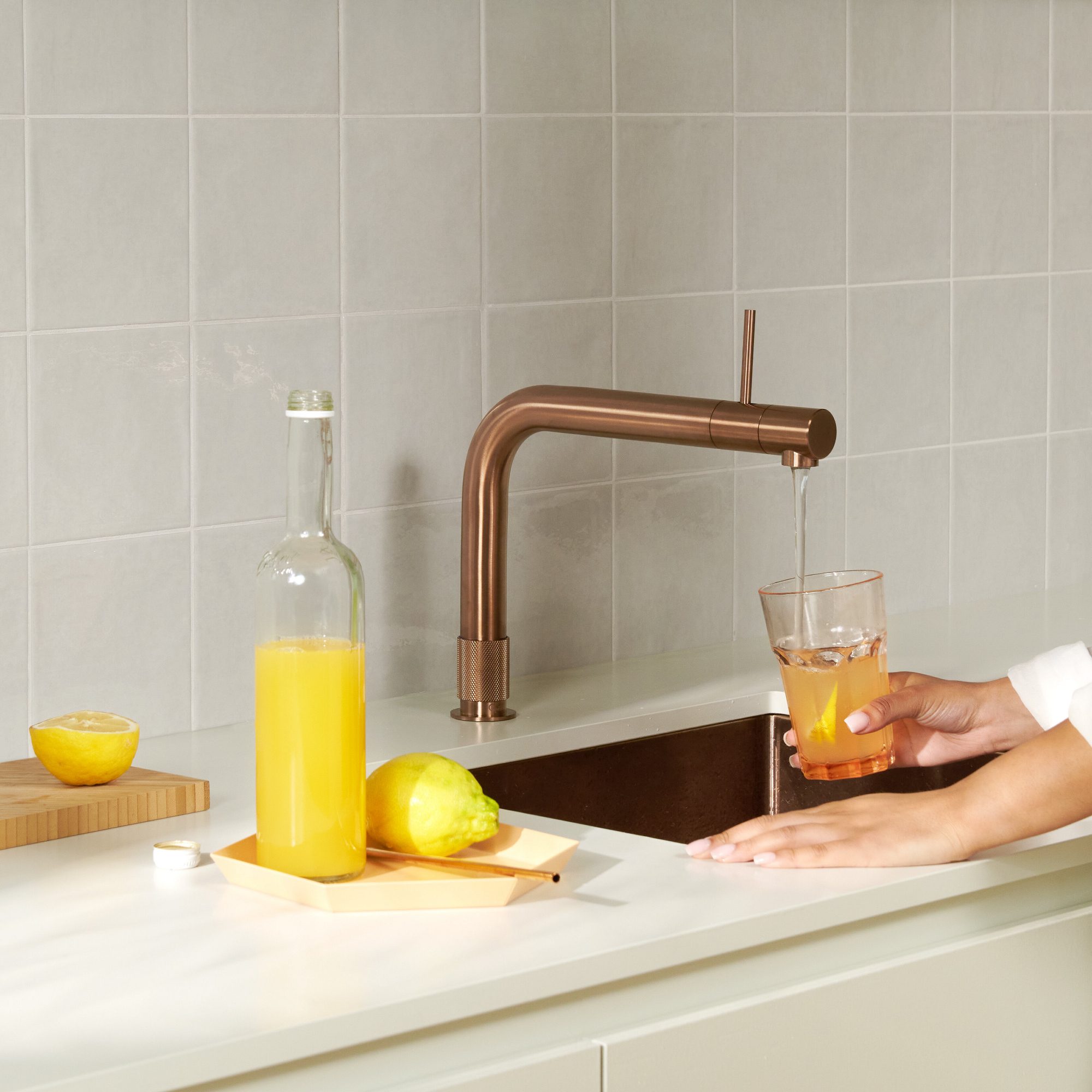 Quooker FTRCO Combi Front Boiling Water Tap COMBI 2.2 FRONT RCO - ROSE COPPER. Quooker FTRCO Combi Front Boiling Water Tap COMBI 2.2 FRONT RCO - ROSE COPPER.