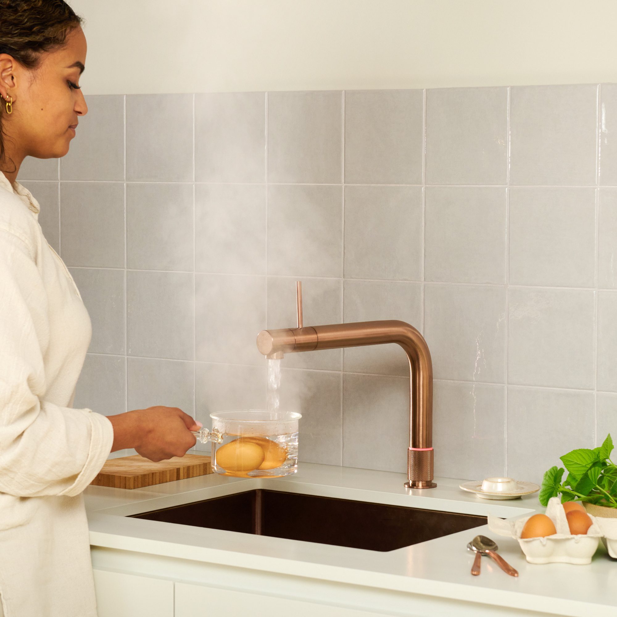 Quooker FTRCO Combi Front Boiling Water Tap COMBI 2.2 FRONT RCO - ROSE COPPER. Quooker FTRCO Combi Front Boiling Water Tap COMBI 2.2 FRONT RCO - ROSE COPPER.
