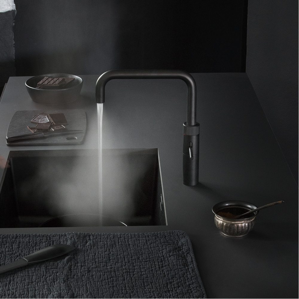 Quooker FNSBLK Combi+ Fusion Square Boiling Water Tap COMBI+ FUSION SQUARE BLACK - BLACK Quooker FNSBLK Combi+ Fusion Square Boiling Water Tap COMBI+ FUSION SQUARE BLACK - BLACK