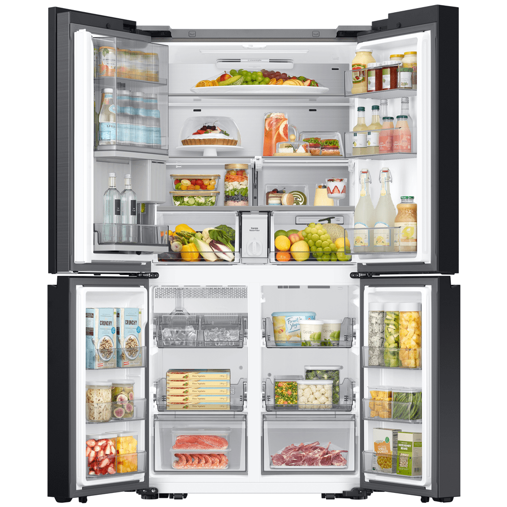 Samsung French Style 4 Door Fridge Freezer Ice & Water RF65DB970E22EU - Black Samsung French Style 4 Door Fridge Freezer Ice & Water RF65DB970E22EU - Black
