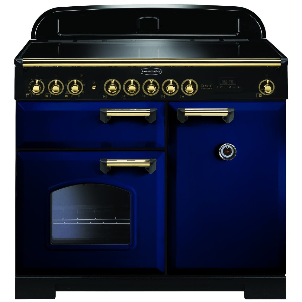 Rangemaster  Classic Deluxe 100cm Induction Range Cooker 114020 CDL100EIRB/B - Blue
