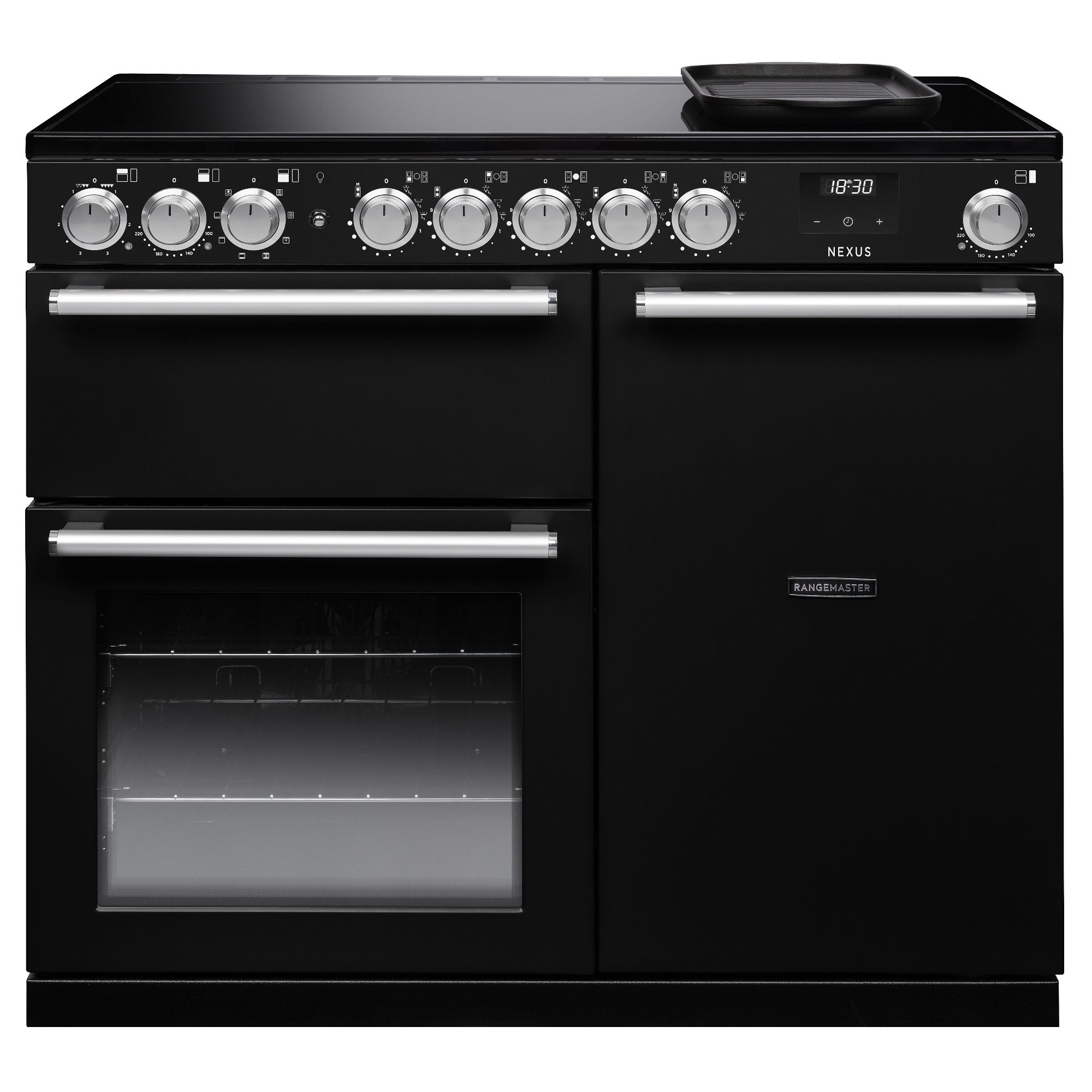 Rangemaster  Nexus 100cm Induction Range Cooker 16402 NEX100EIPGBL/CM1 - Black
