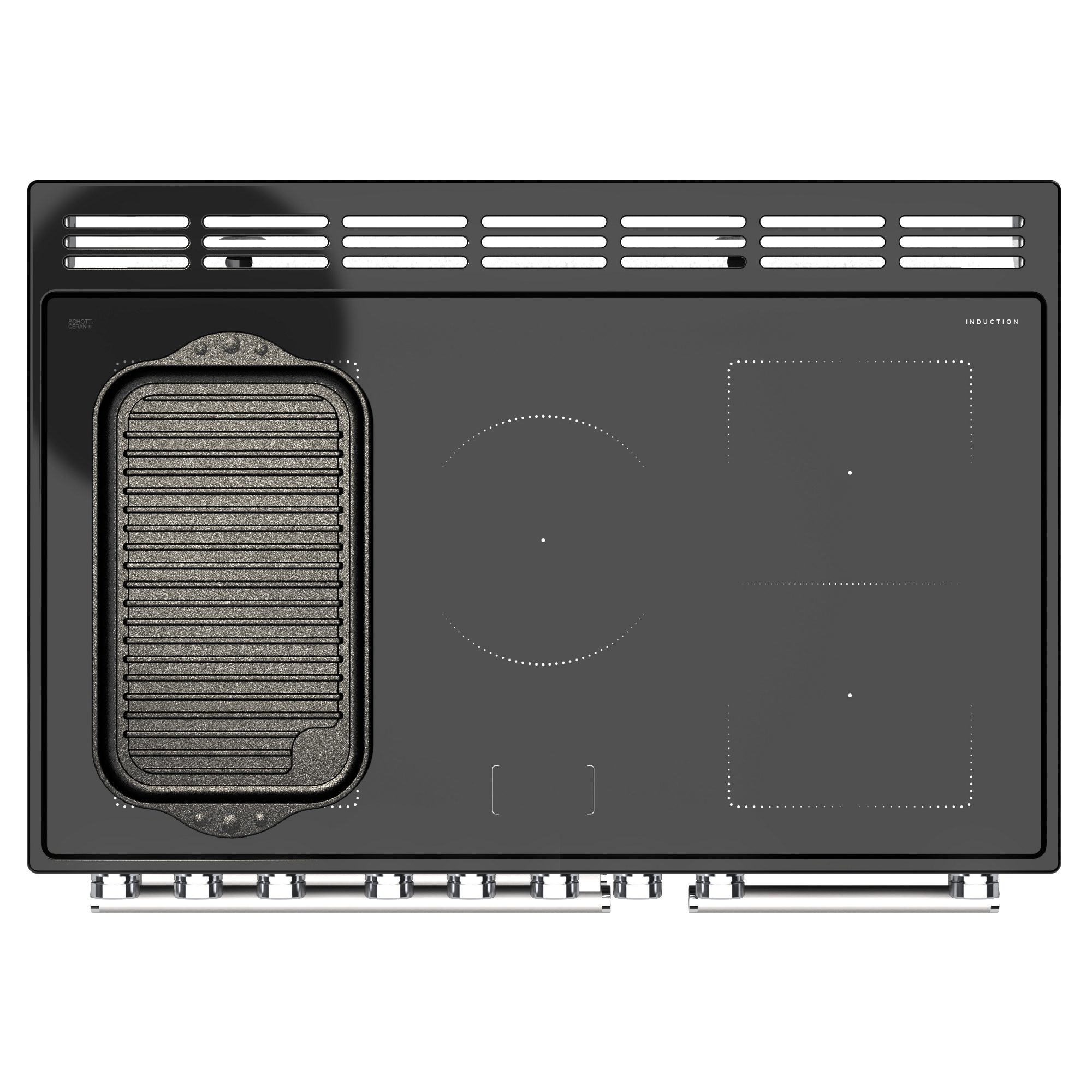 Rangemaster Nexus 90cm Induction Range Cooker 16366 NEX90EISTST/CM1 - Stainless Steel Rangemaster Nexus 90cm Induction Range Cooker 16366 NEX90EISTST/CM1 - Stainless Steel