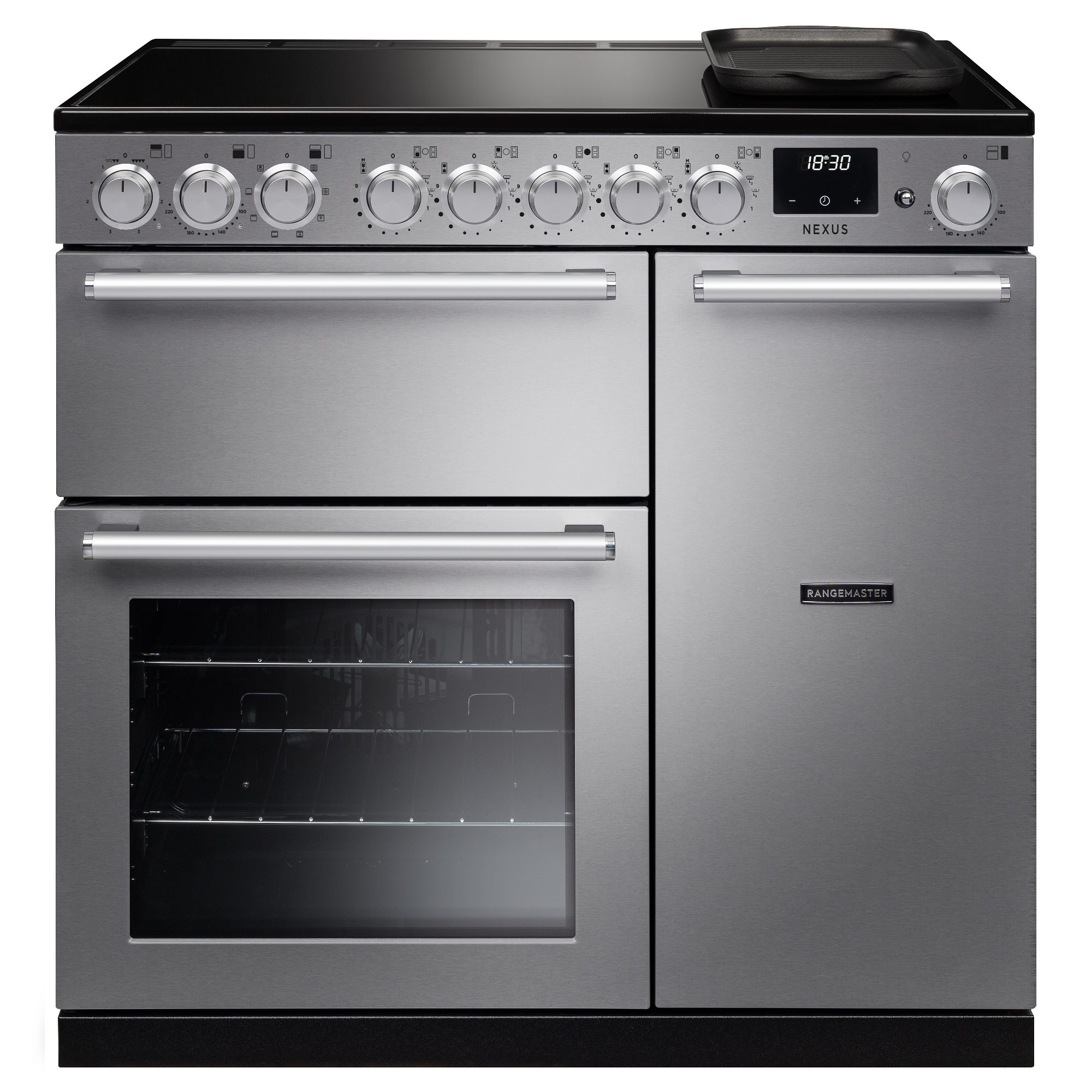 Rangemaster  Nexus 90cm Induction Range Cooker 16366 NEX90EISTST/CM1 - Stainless Steel