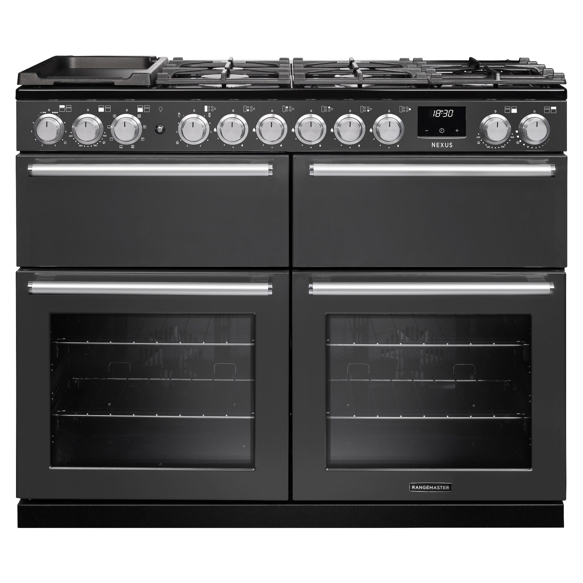 Rangemaster  Nexus 110cm BC Dual Fuel Range Cooker 16460 NEXB110DFPSLT/CM1 - Slate