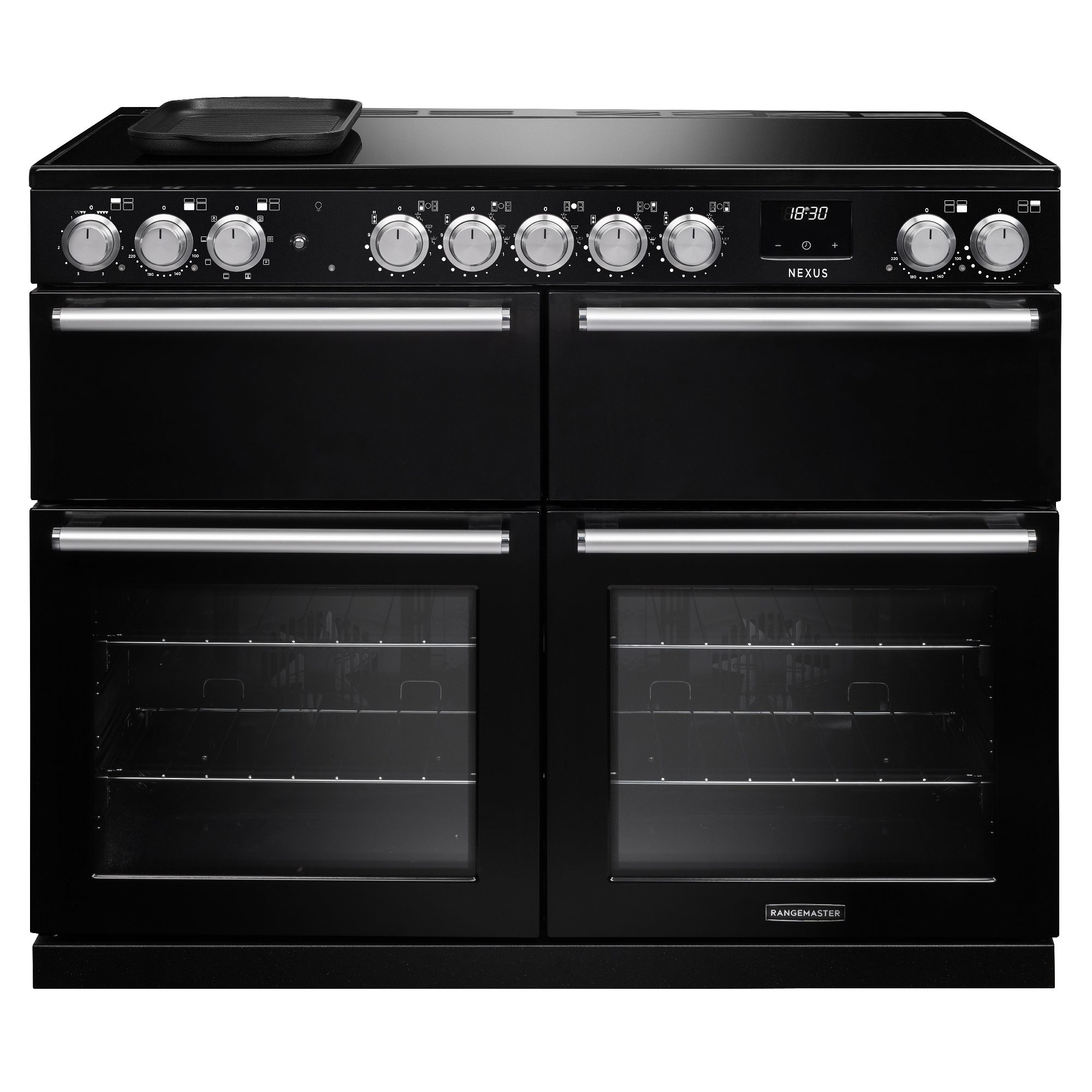 Rangemaster  Nexus 110cm BC Induction Range Cooker 16479 NEXB110EIPGBL/CM1 - Black