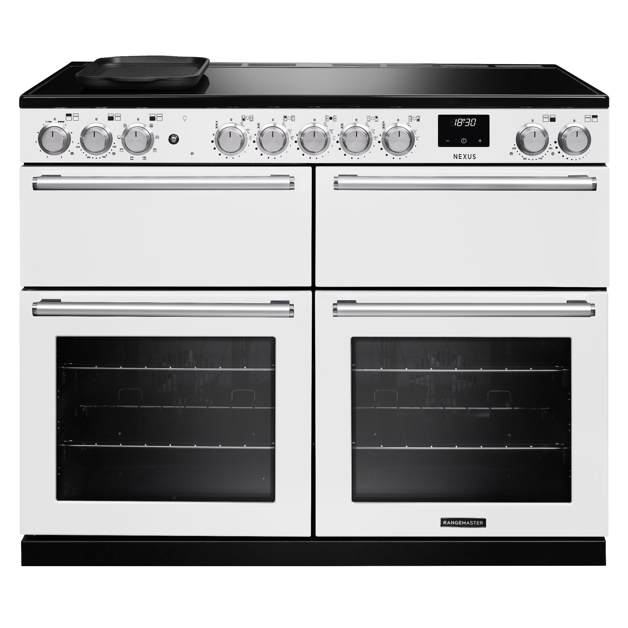 Rangemaster  Nexus 110cm BC Induction Range Cooker 16482 NEXB110EIPWHT/CM1 - White