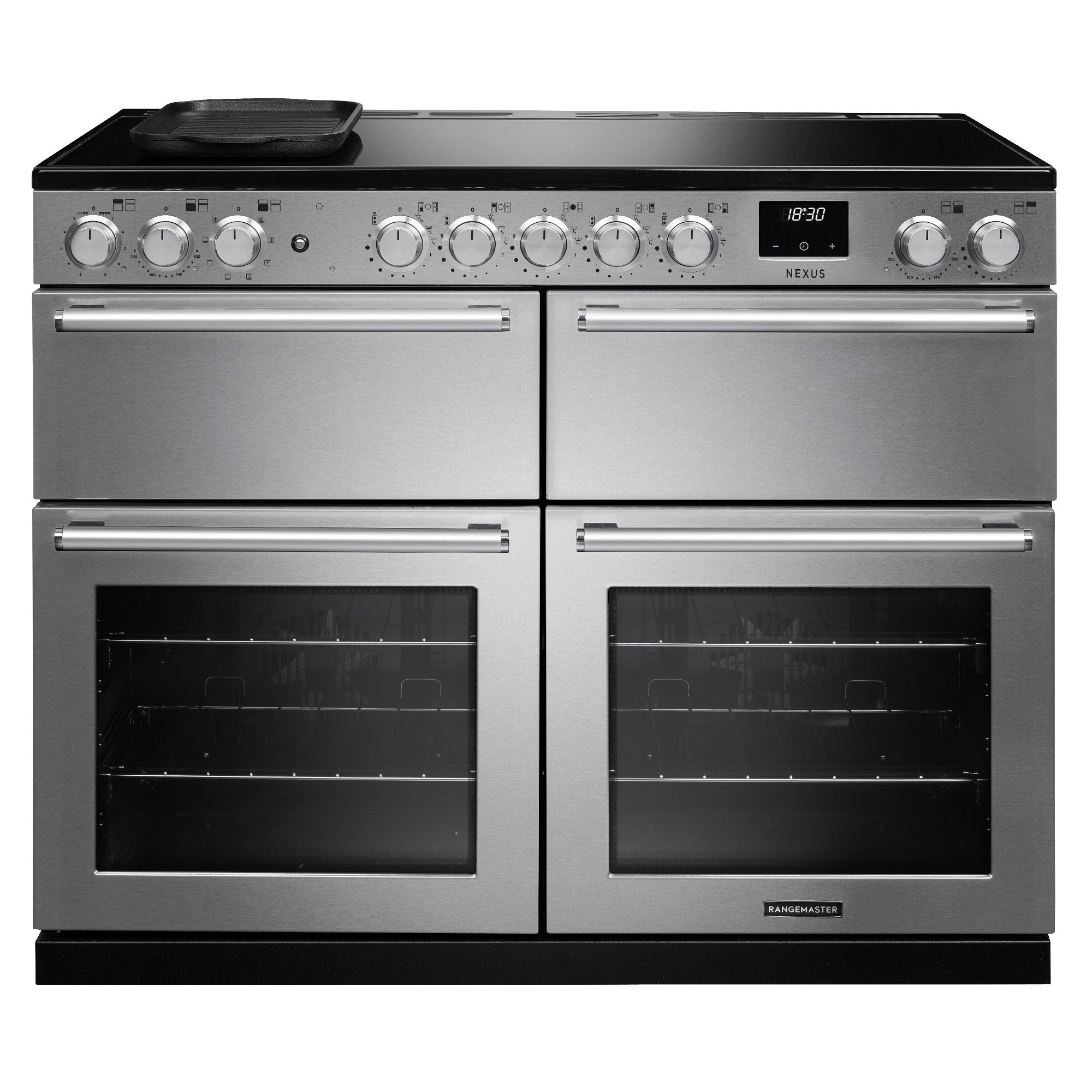 Rangemaster  Nexus 110cm BC Induction Range Cooker 16478 NEXB110EISTST/CM1 - Stainless Steel