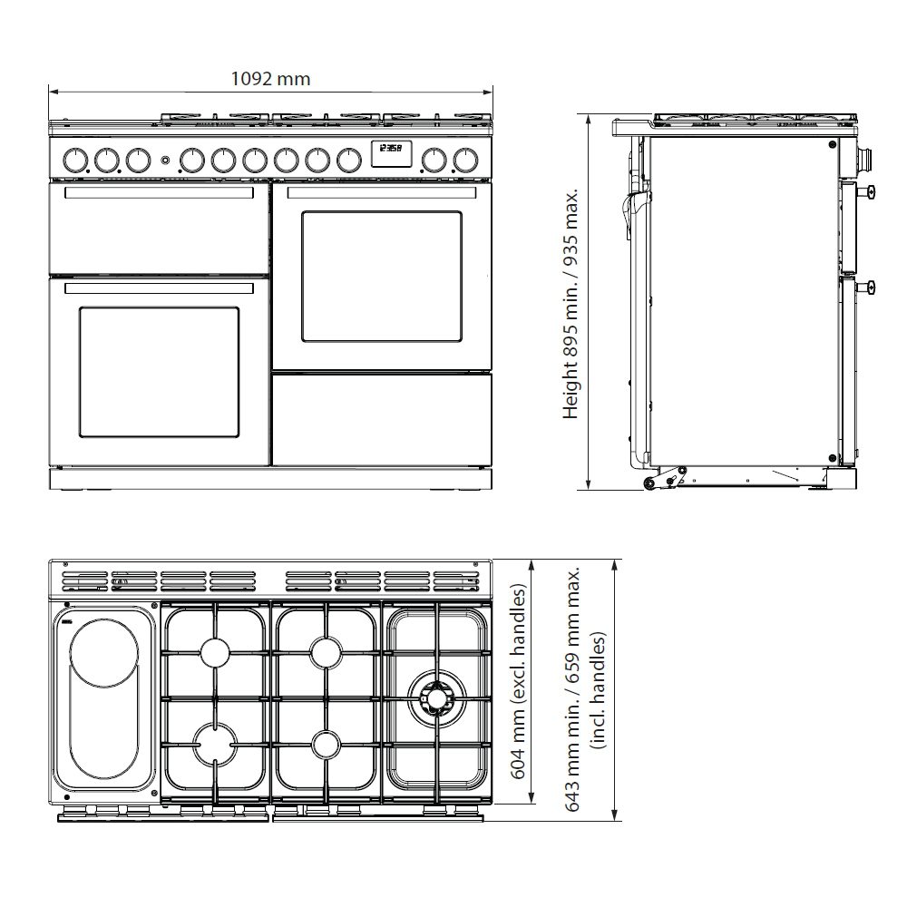Rangemaster Nexus 110cm OC Dual Fuel Range Cooker 16419 NEXO110DFPWHT/CM1 - White Rangemaster Nexus 110cm OC Dual Fuel Range Cooker 16419 NEXO110DFPWHT/CM1 - White
