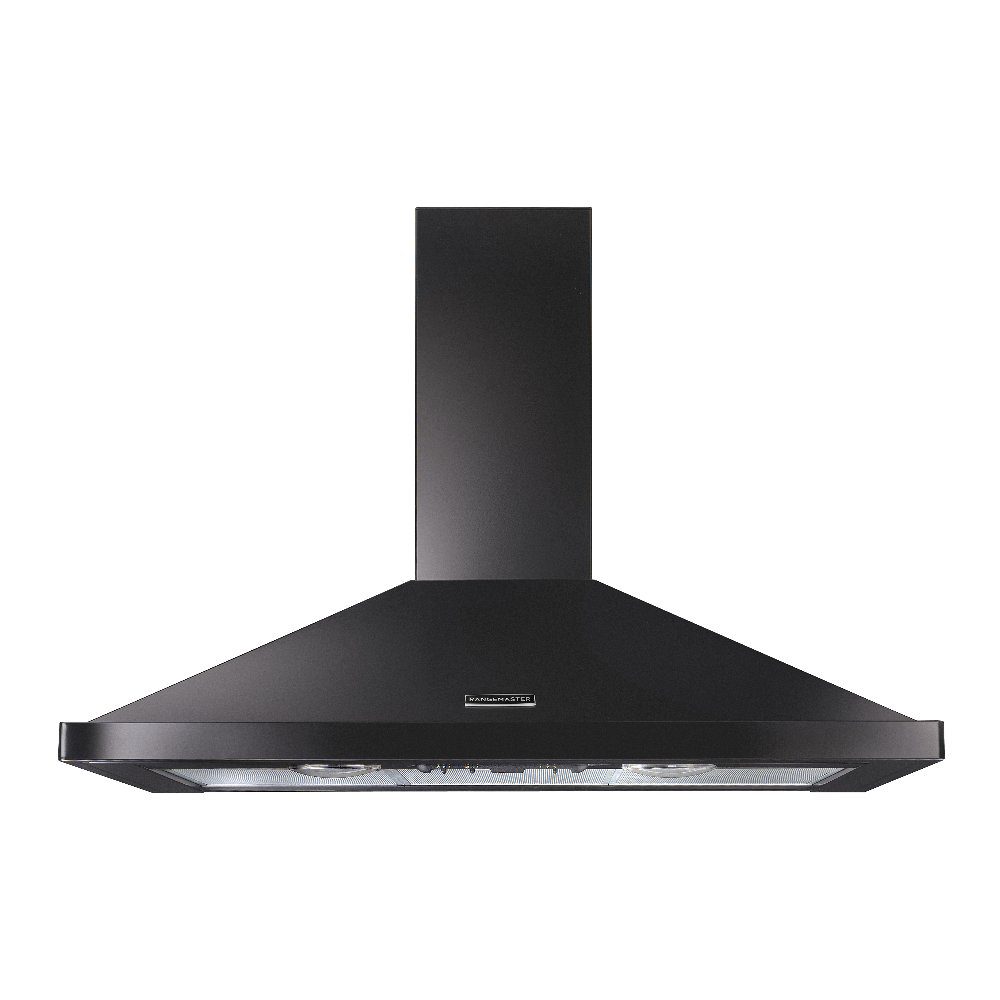 Rangemaster  100cm Chimney Hood With Chrome Badge RHDC100SL/C - Slate