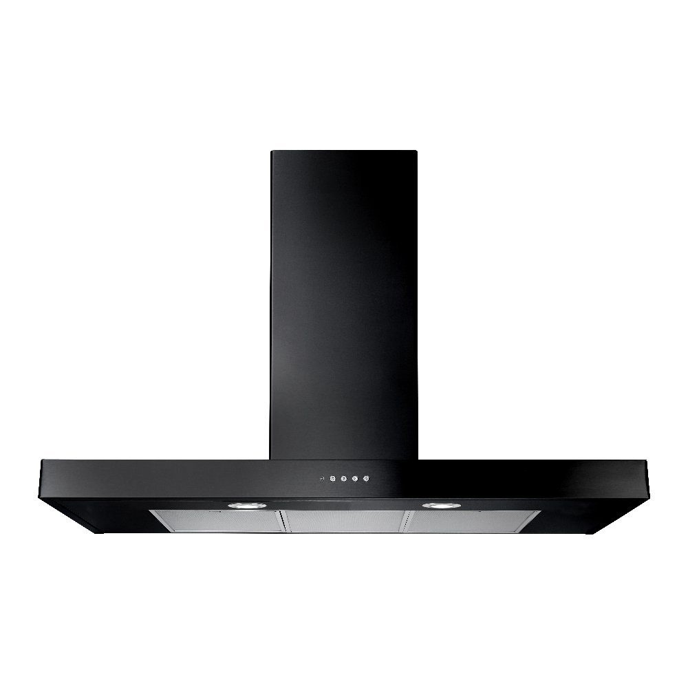 Rangemaster  100cm Flat Chimney Hood UHDF100BL/ - Black