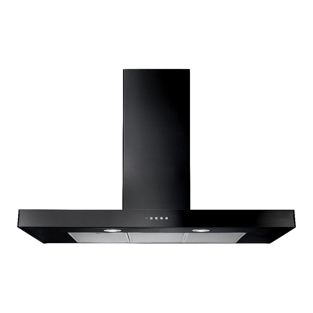 Rangemaster  90cm Flat Chimney Hood UHDF90BL/ - Black