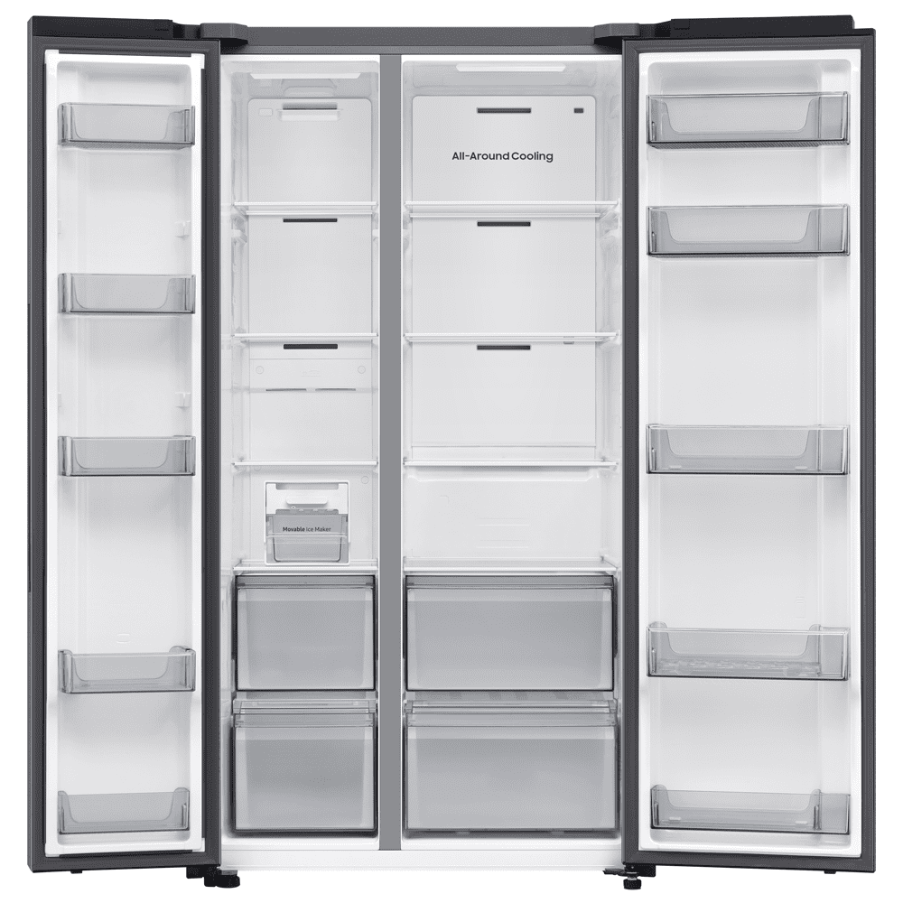 Samsung S6 American Style Fridge Freezer Non Ice & Water RS70F65QETEU - Silver Samsung S6 American Style Fridge Freezer Non Ice & Water RS70F65QETEU - Silver