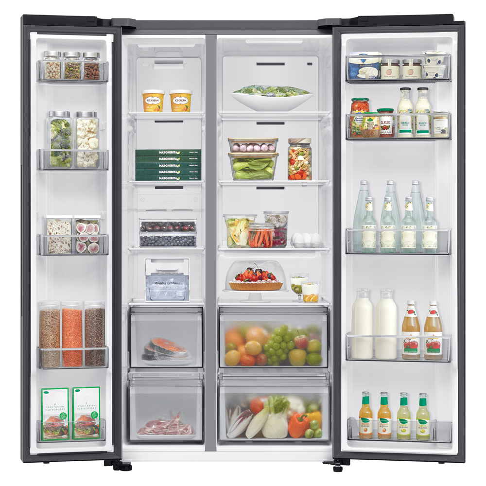 Samsung S6 American Style Fridge Freezer Non Ice & Water RS70F65QETEU - Silver Samsung S6 American Style Fridge Freezer Non Ice & Water RS70F65QETEU - Silver